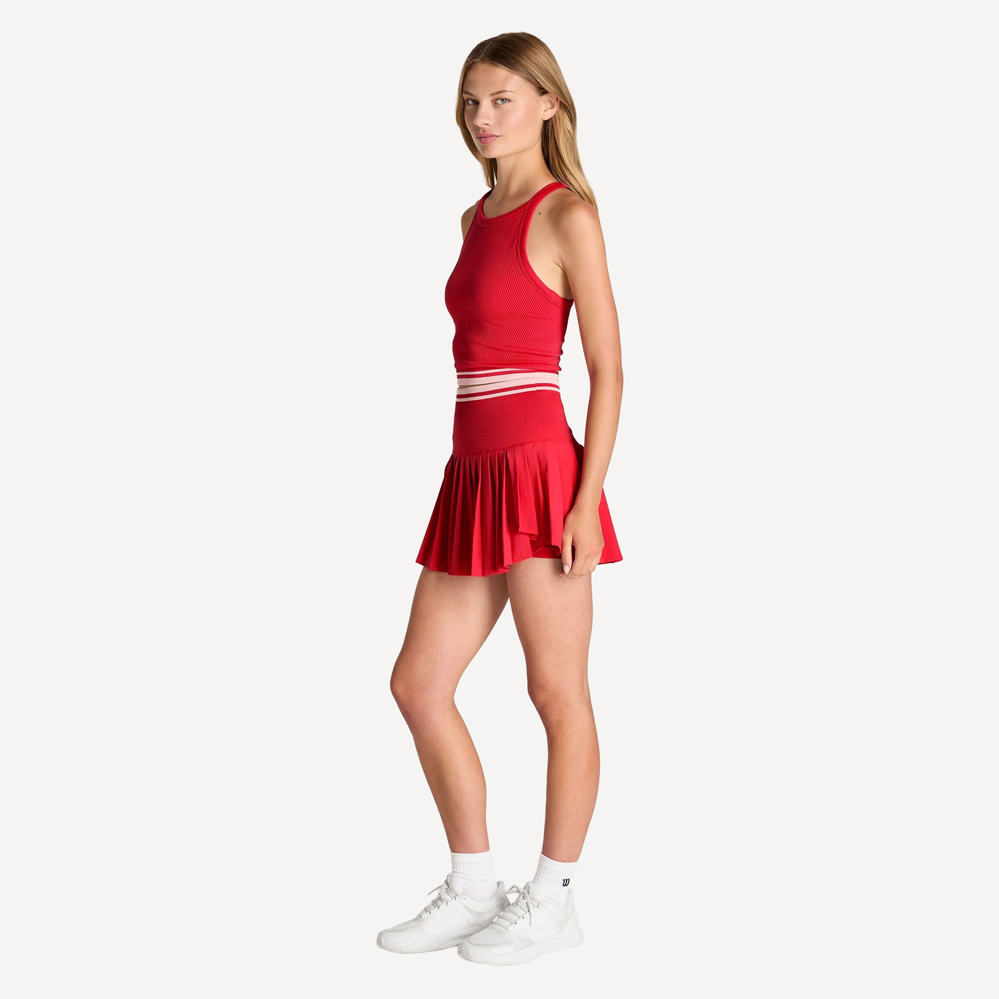 Wilson On The Daily Women's Racerback Tennis Brami - Red (6)