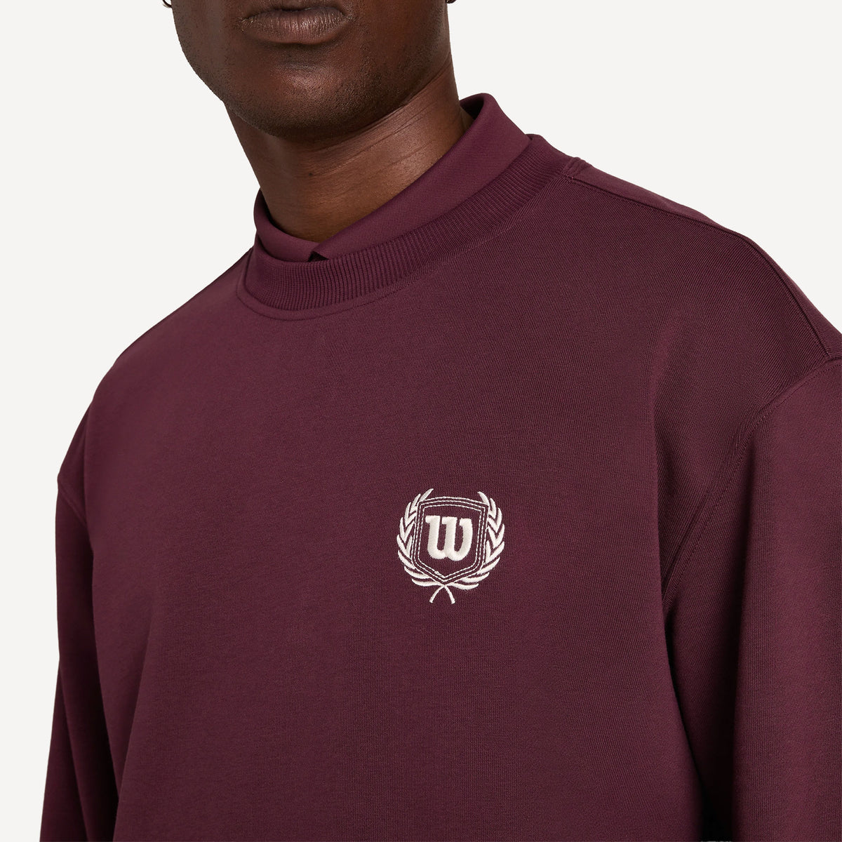 Wilson Playstate Men's Crew Tennis Sweater - Red (4)