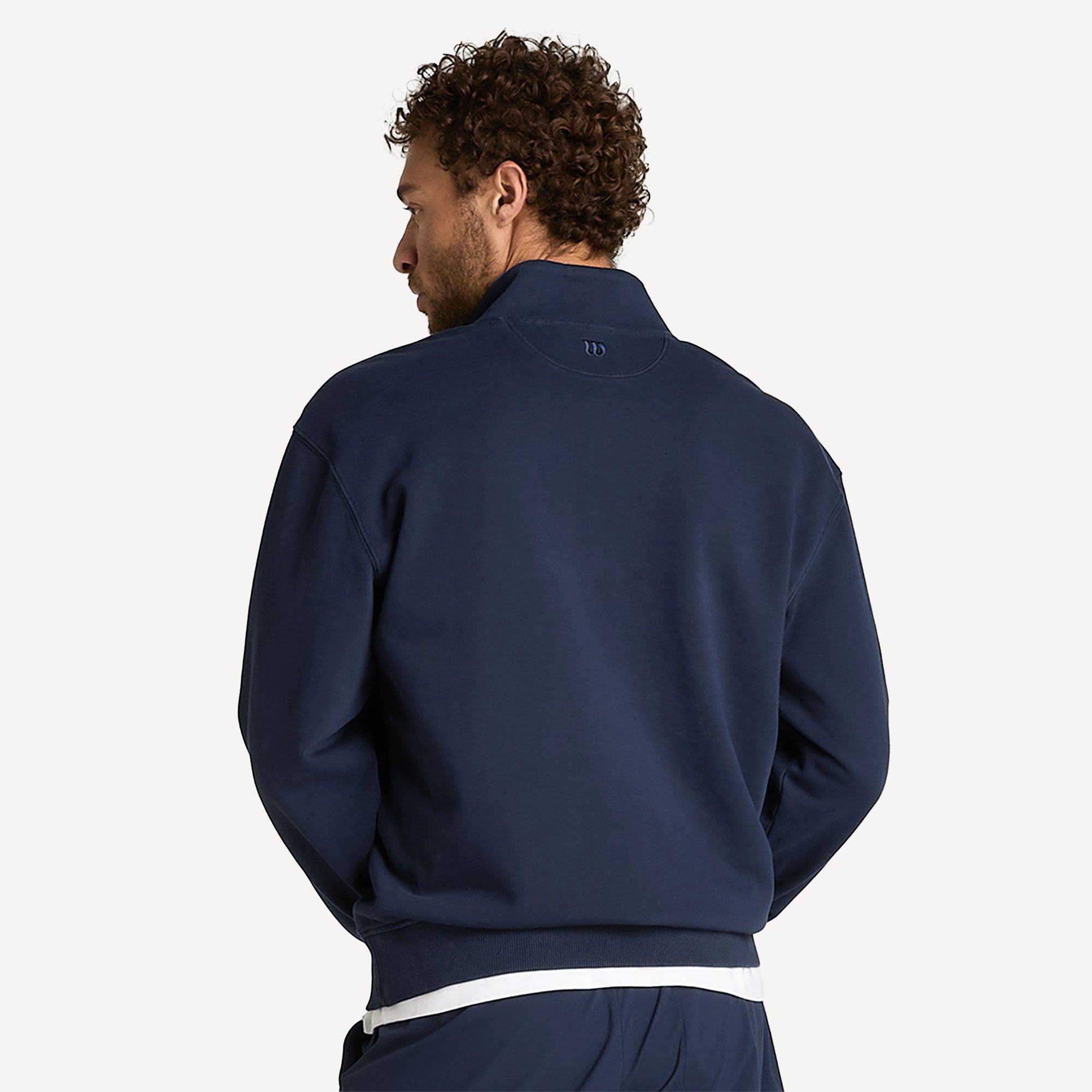 Wilson Playstate Men's Half-Zip Tennis Sweater - Dark Blue (2)