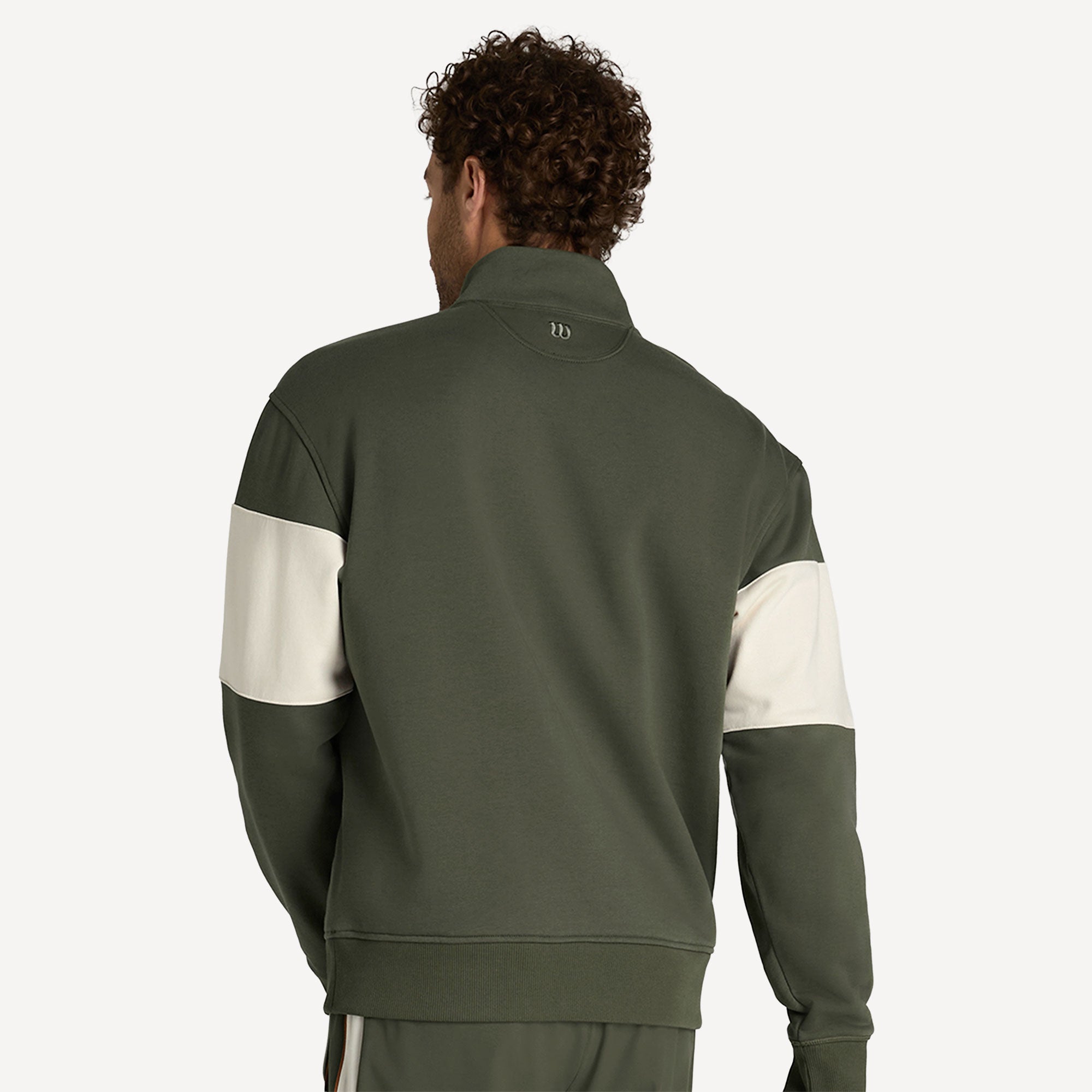 Wilson Playstate Men's Half-Zip Tennis Sweater - Green | Tennis Only