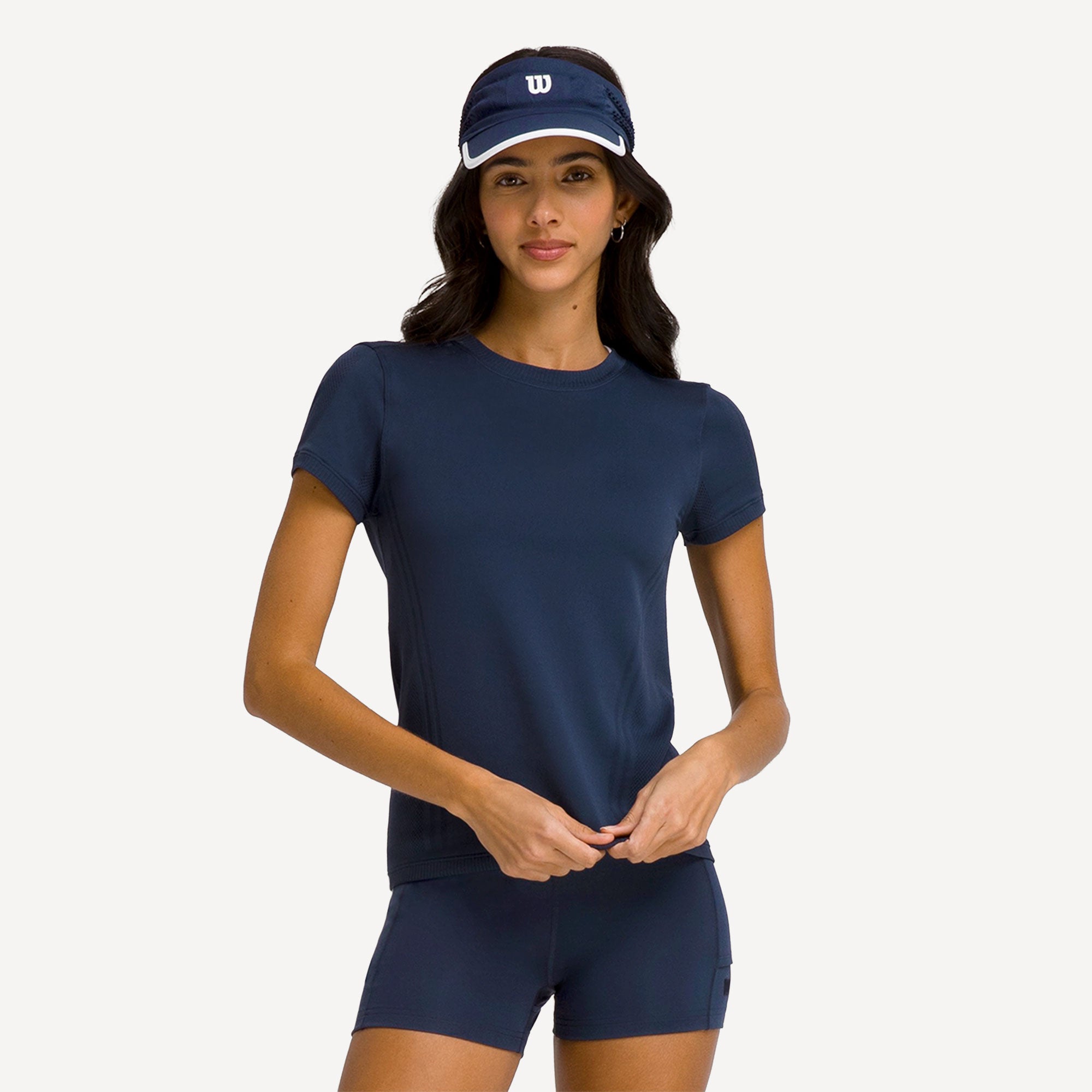 Wilson Pro Women's Seamless Tennis Shirt - Dark Blue (1)
