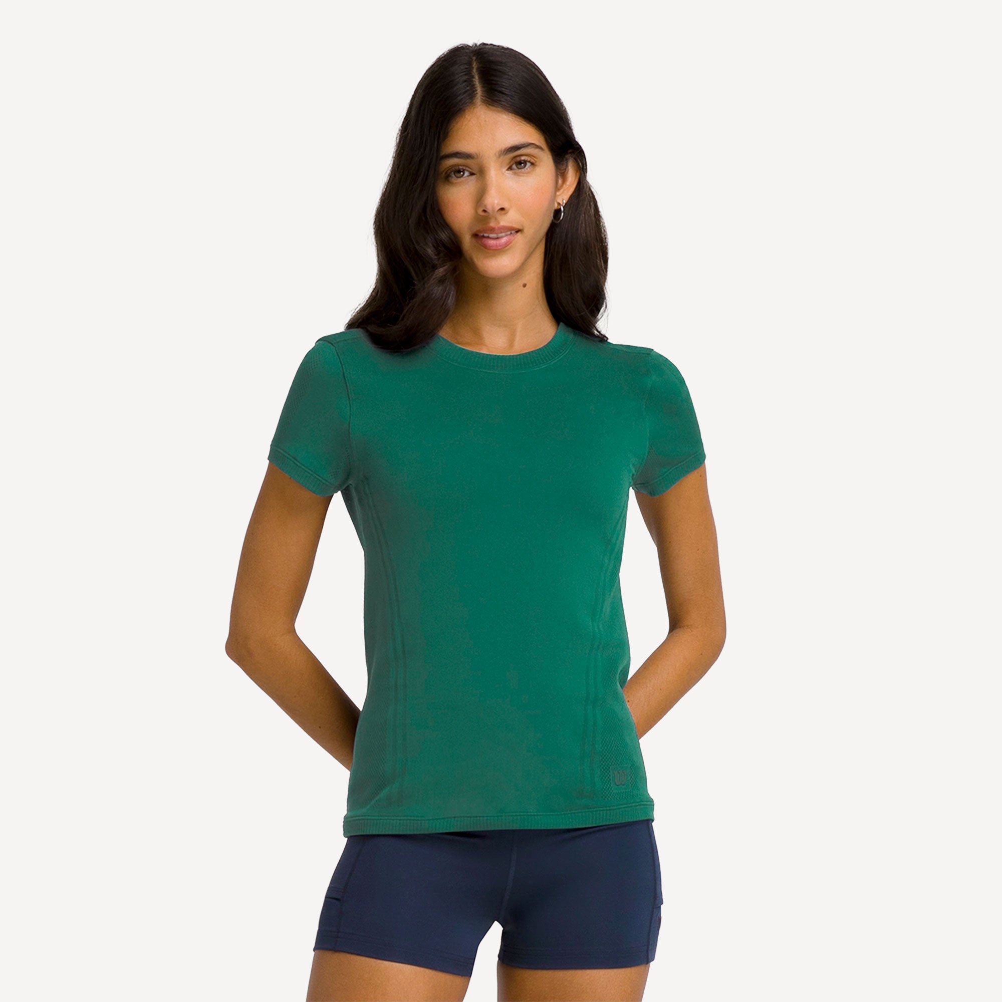 Wilson Pro Women's Seamless Tennis Shirt - Green (1)