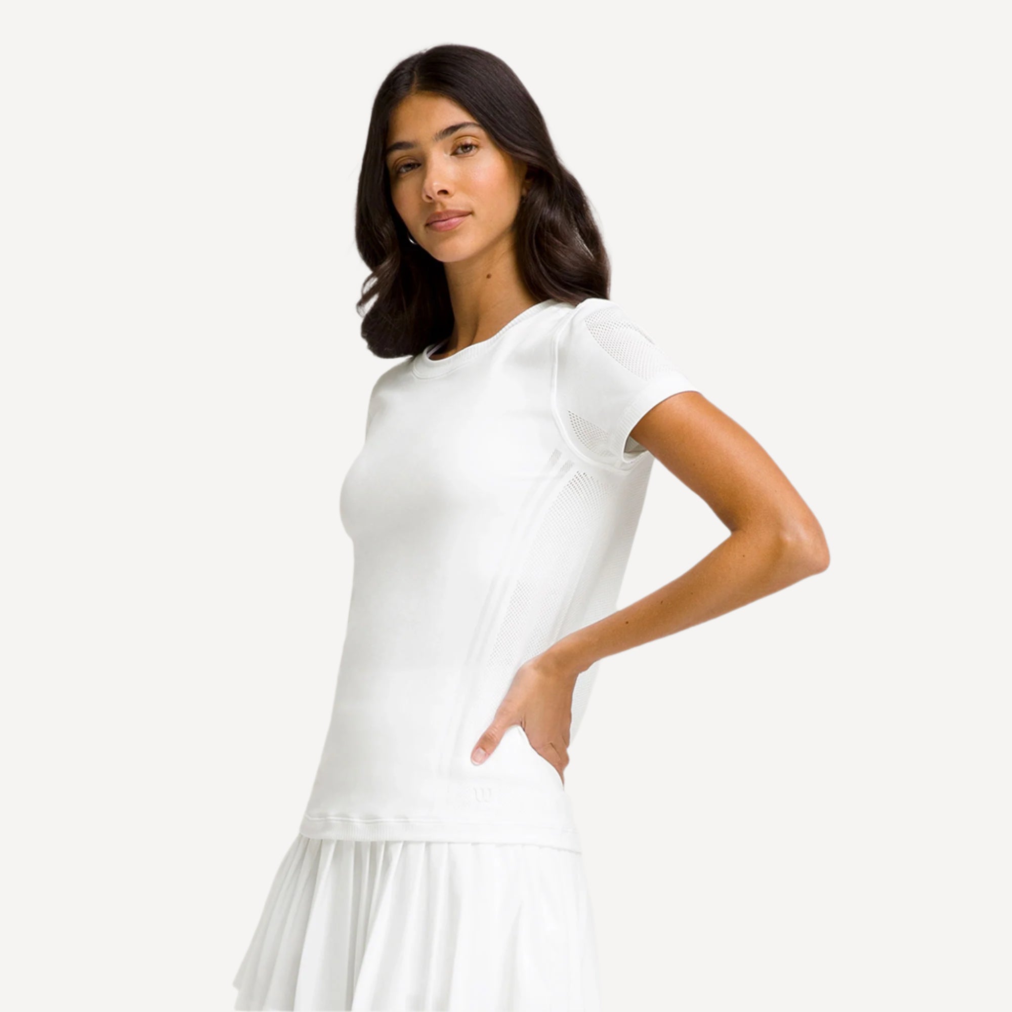 Wilson Pro Women's Seamless Tennis Shirt - White (3)