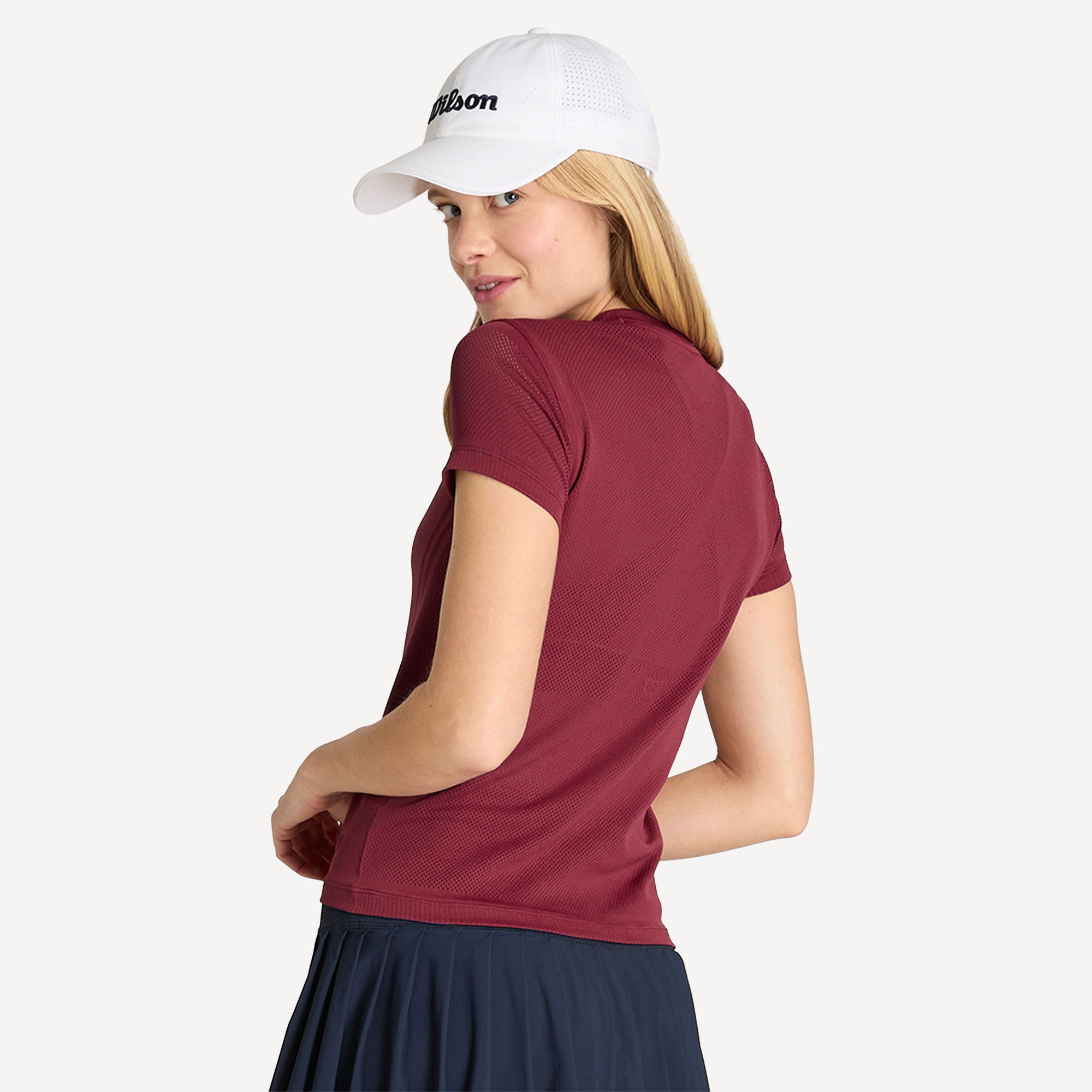 Wilson Pro Women's Seamless Tennis Shirt - Red (2)