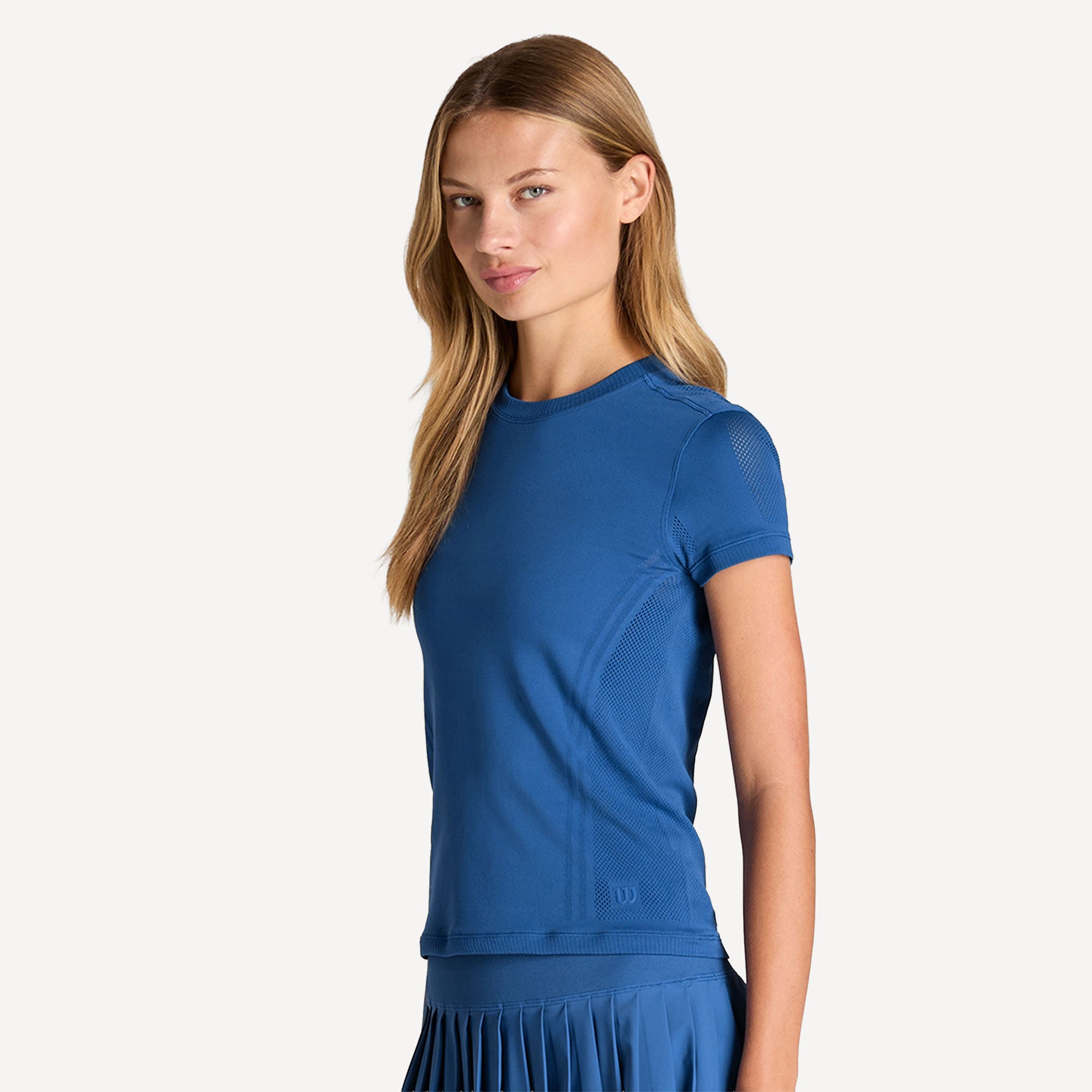 Wilson Pro Women's Seamless Tennis Shirt - Blue (3)