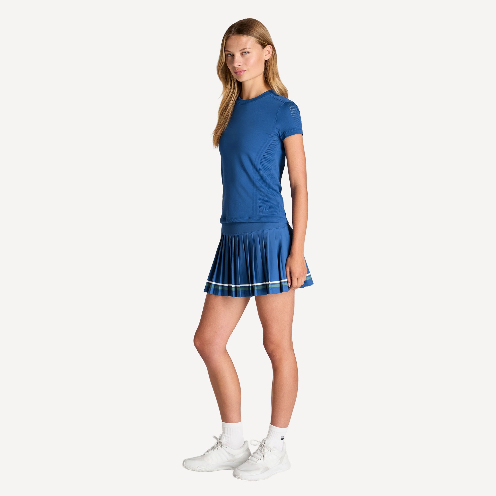Wilson Pro Women's Seamless Tennis Shirt - Blue (6)