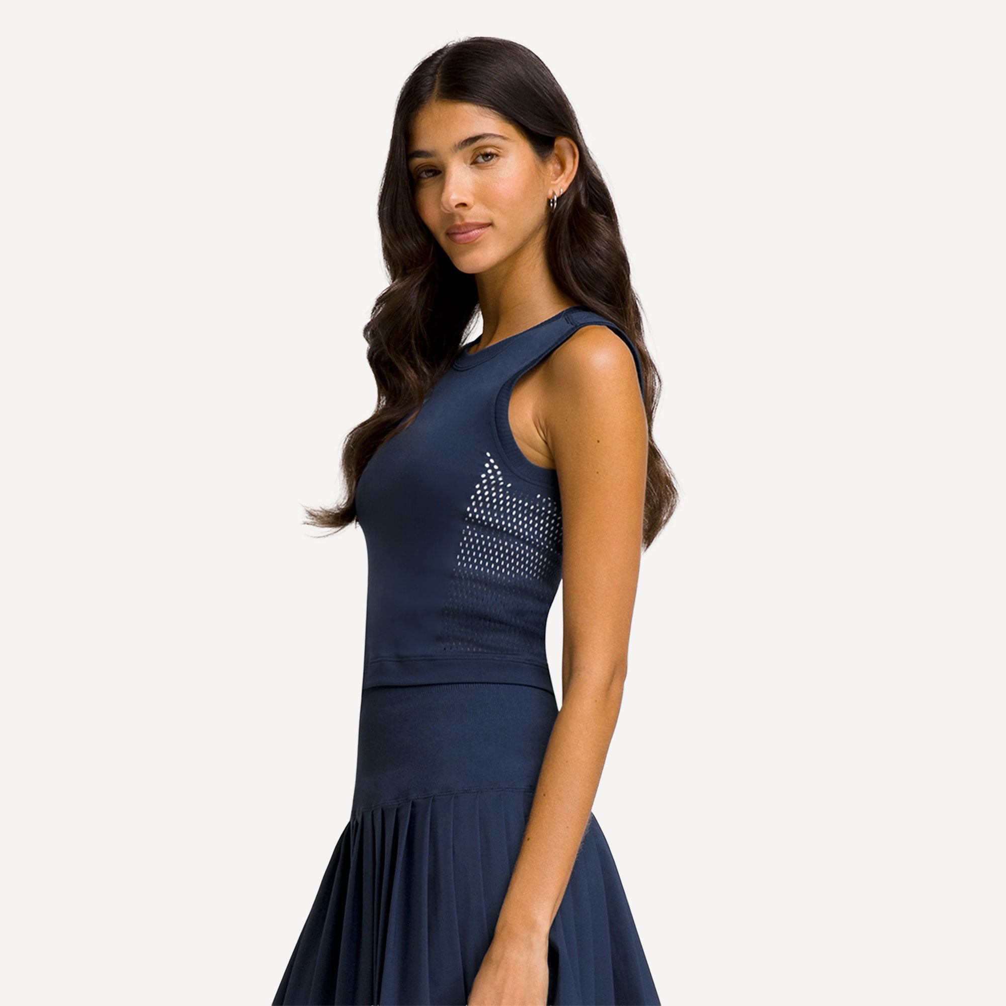 Wilson Pro Women's Seamless Tennis Tank - Dark Blue (2)