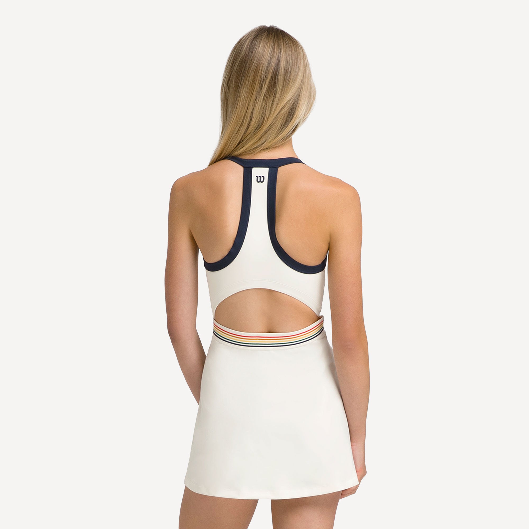 Wilson Rally Women's Halter Tennis Dress - Off-White (2)