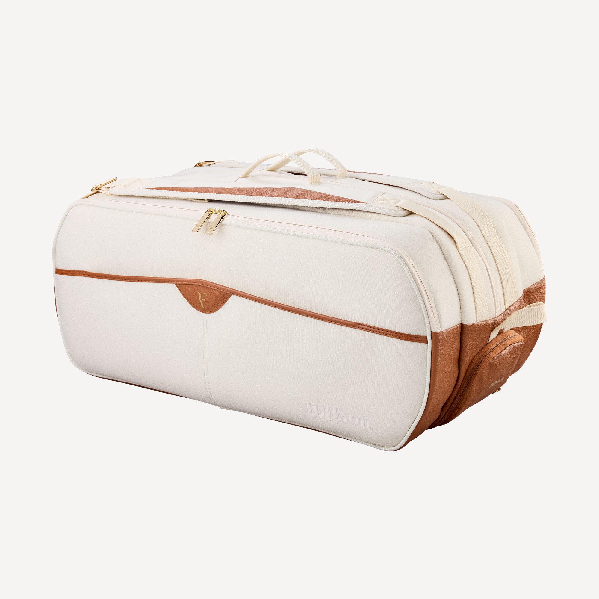 Wilson RF Lawn Collection Tournament 15 Racket Tennis Bag - White (1)