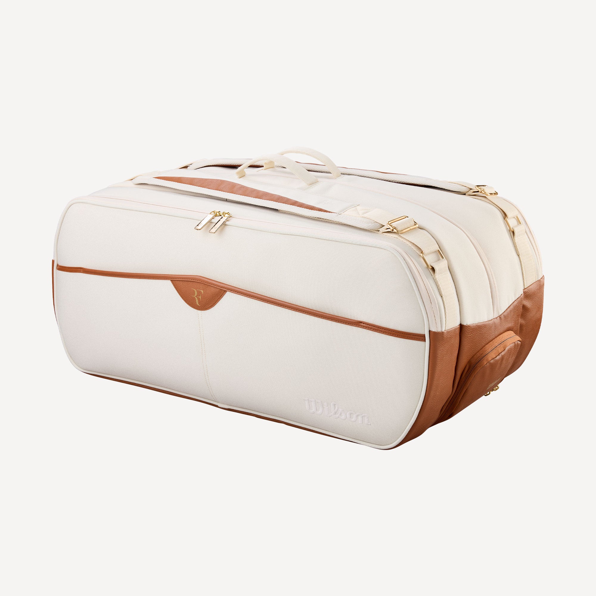 Wilson RF Lawn Collection Tournament 15 Racket Tennis Bag - White (2)