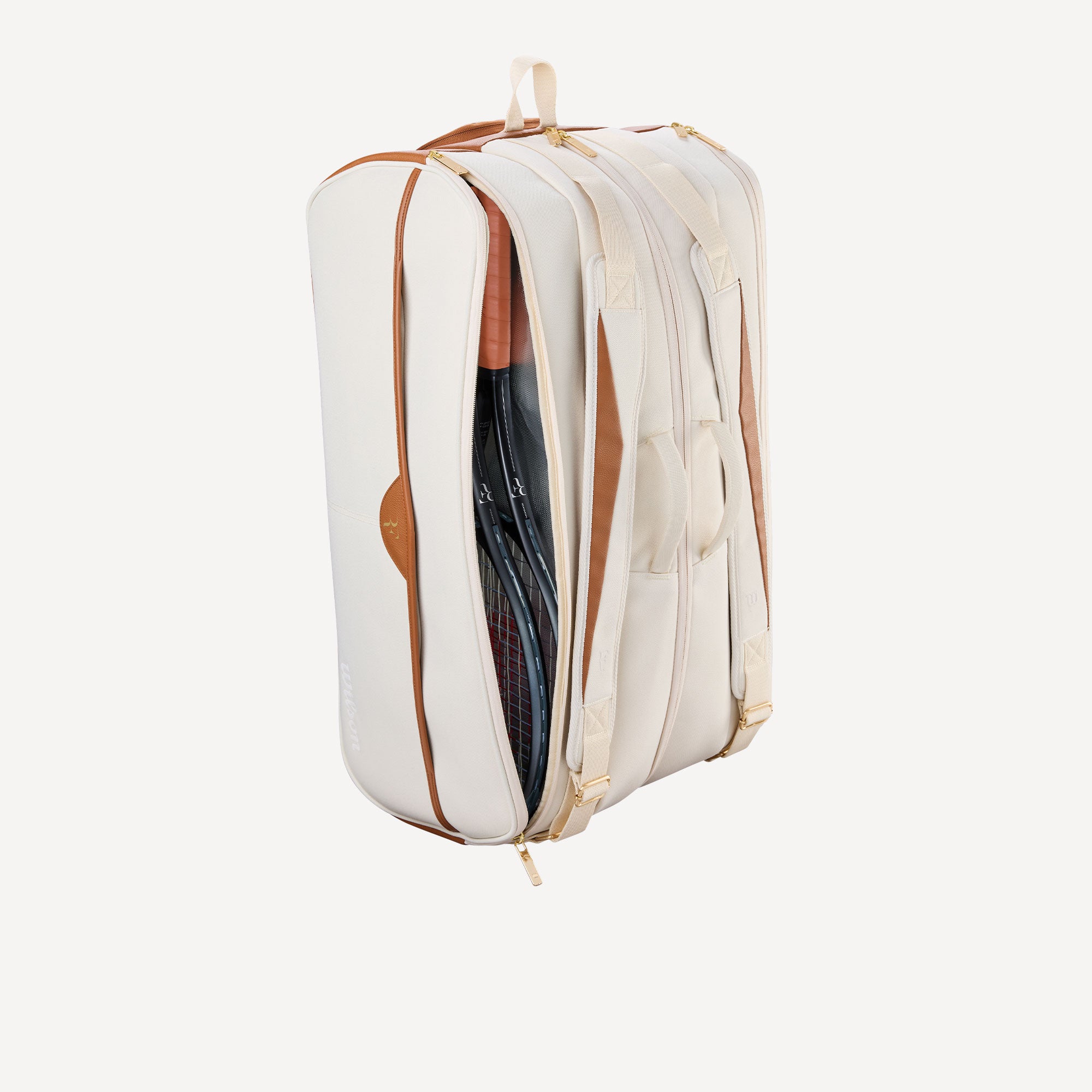 Wilson RF Lawn Collection Tournament 15 Racket Tennis Bag - White (4)