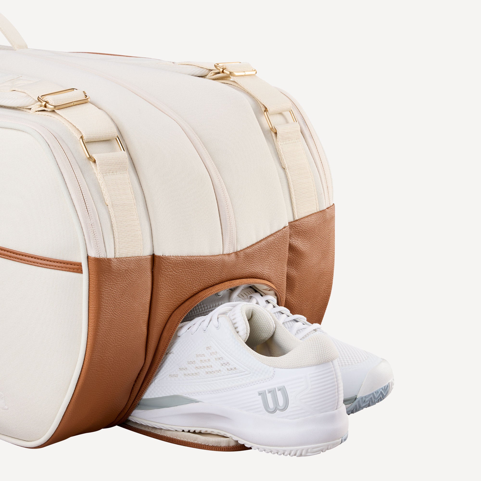 Wilson RF Lawn Collection Tournament 15 Racket Tennis Bag - White (7)