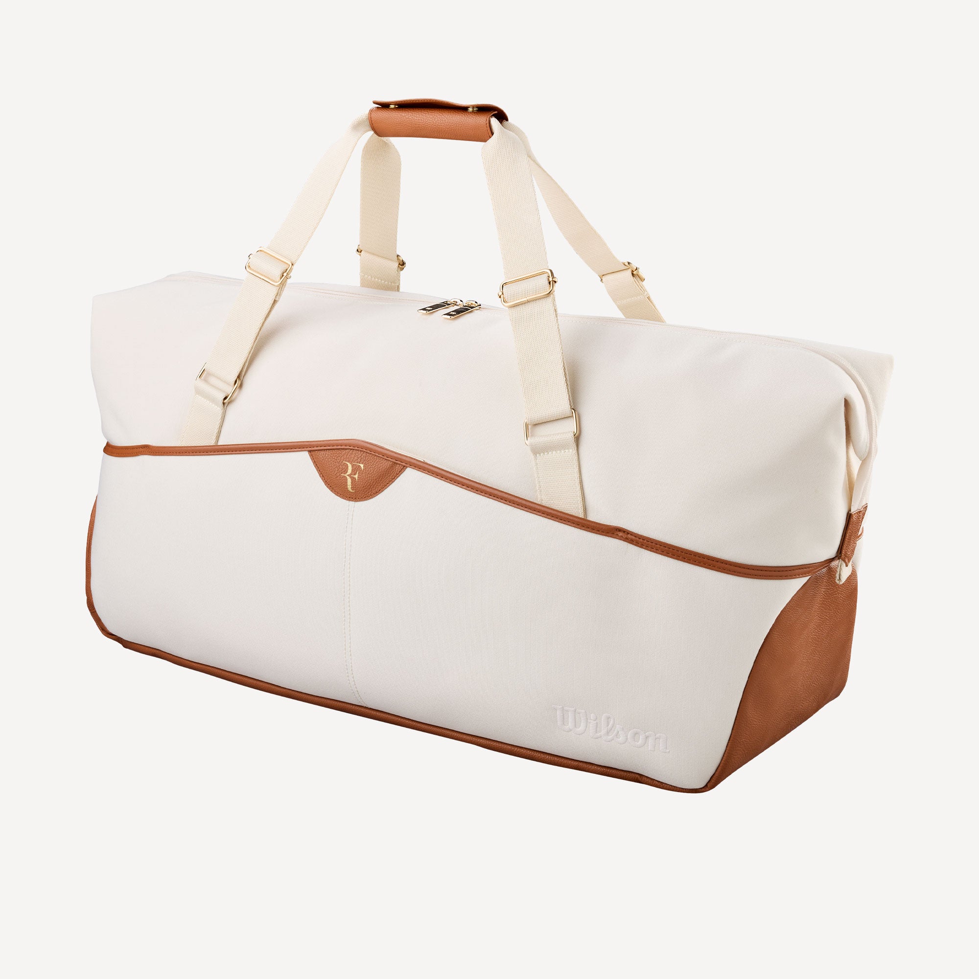 Wilson RF Lawn Collection Tournament Practice Duffle Tennis Bag - White (2)
