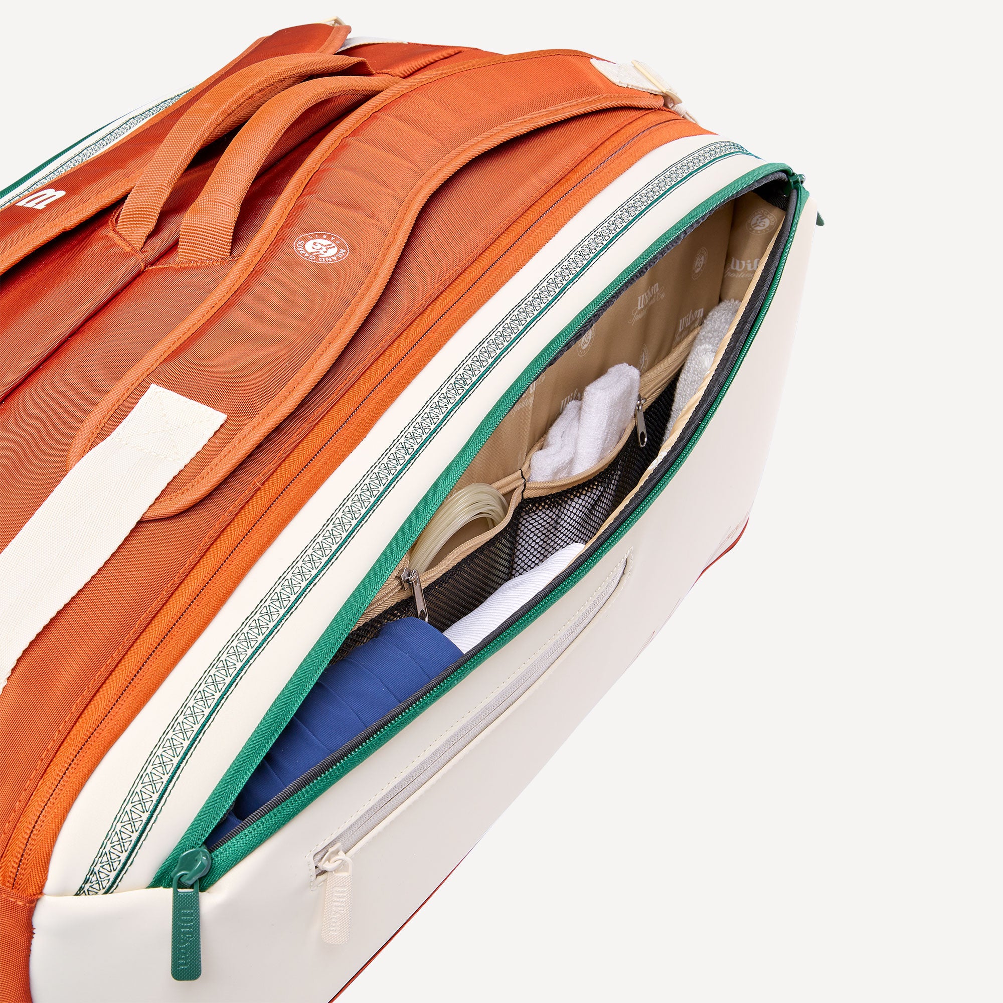 Wilson Roland-Garros 2026 9 Racket Tennis Bag - Cream | Tennis Only
