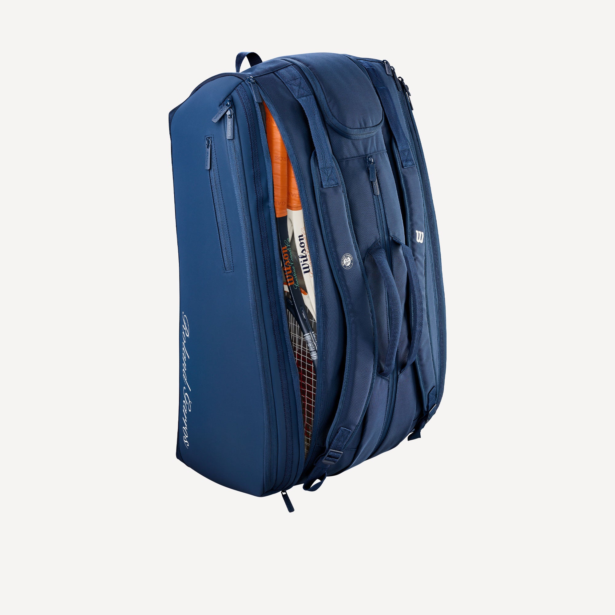 Wilson Roland-Garros 2026 Session de Soirée 15 Racket Tennis Bag - Navy Blue (4)