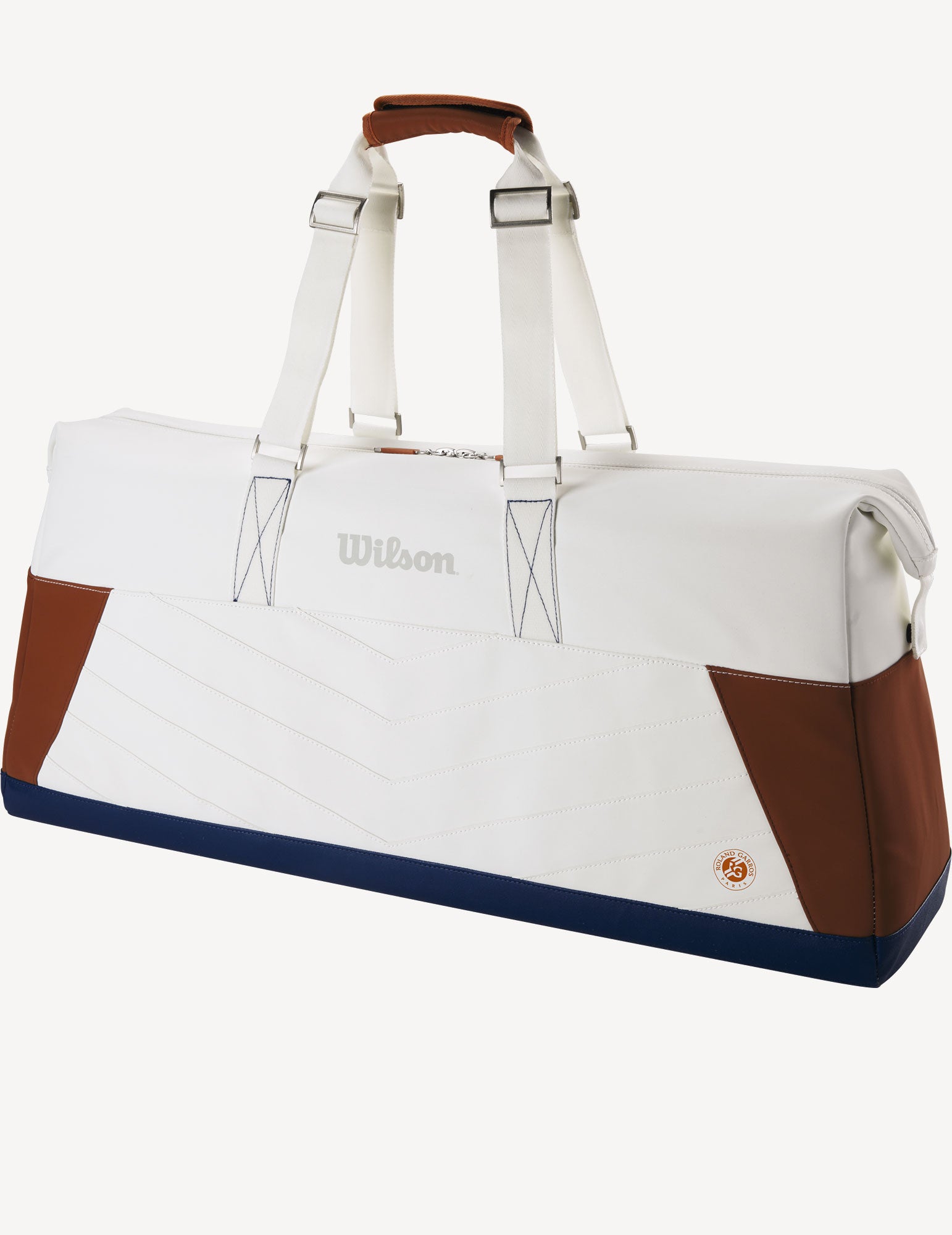 Wilson Roland-Garros Super Tour Large Duffle Tennis Bag - Cream (2)