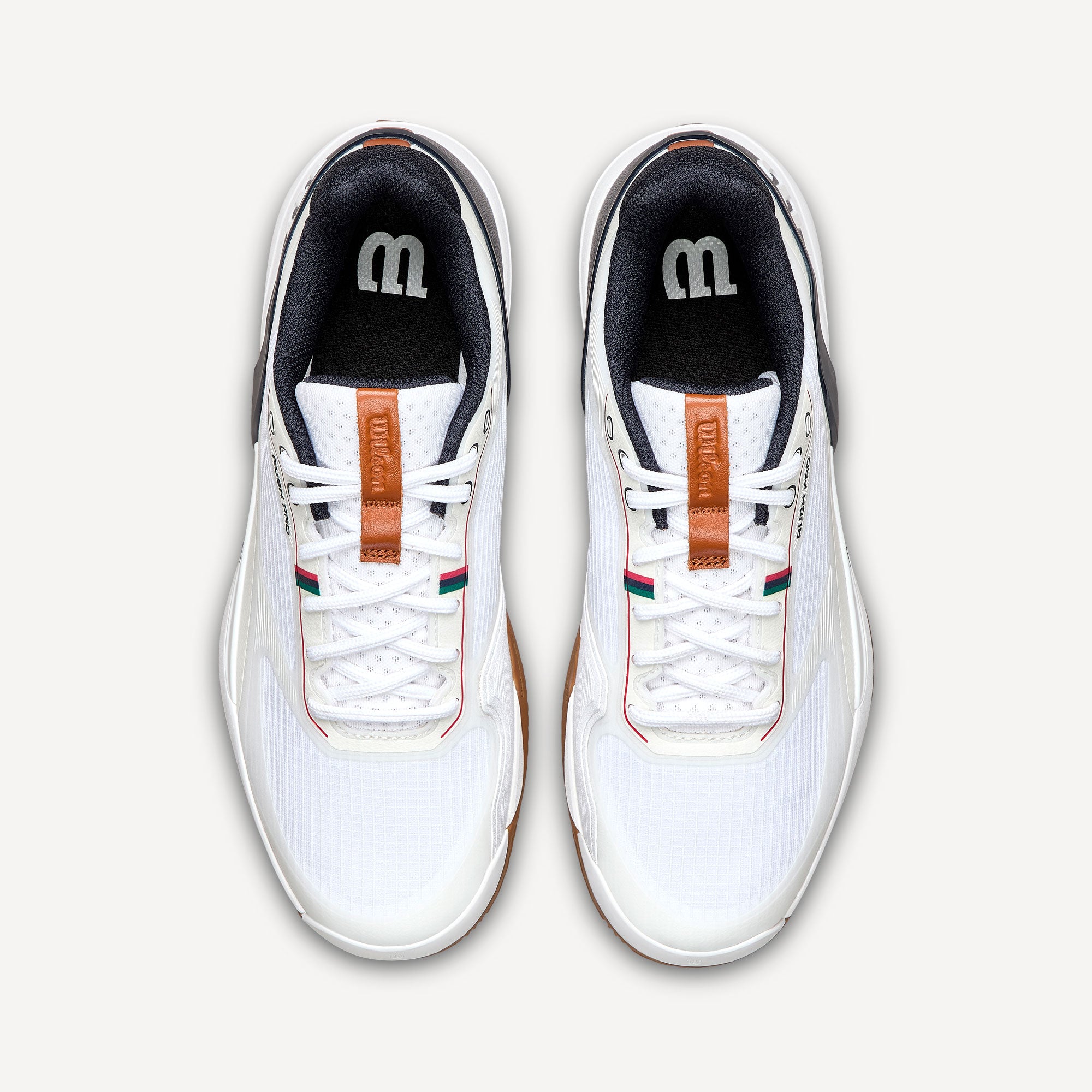 Wilson Rush Pro 5 Men's Clay Court Tennis Shoes - White (5)
