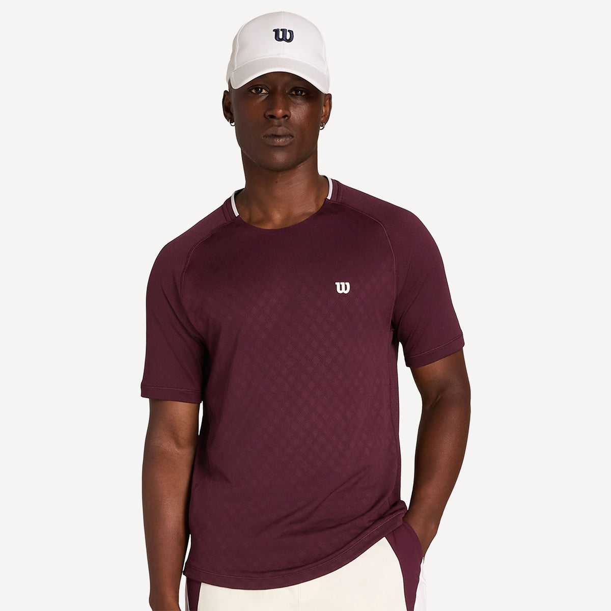 Wilson Serve Out Men's Tennis Shirt - Red (1)