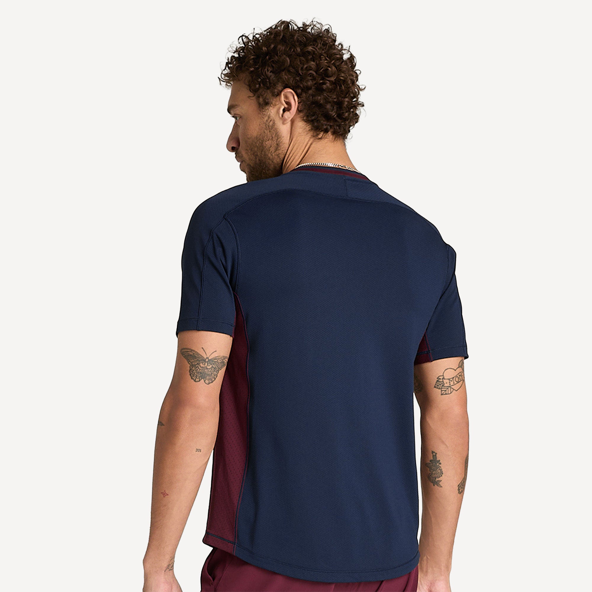 Wilson Serve Out Men's Tennis Shirt - Dark Blue (2)