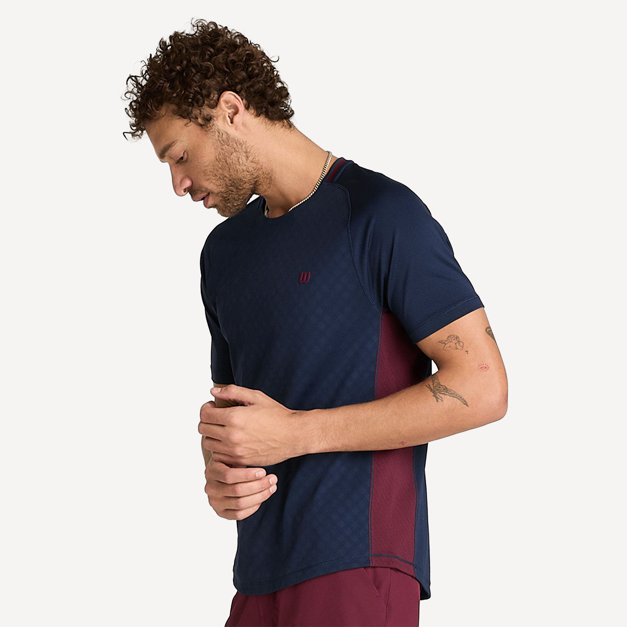 Wilson Serve Out Men's Tennis Shirt - Dark Blue (3)