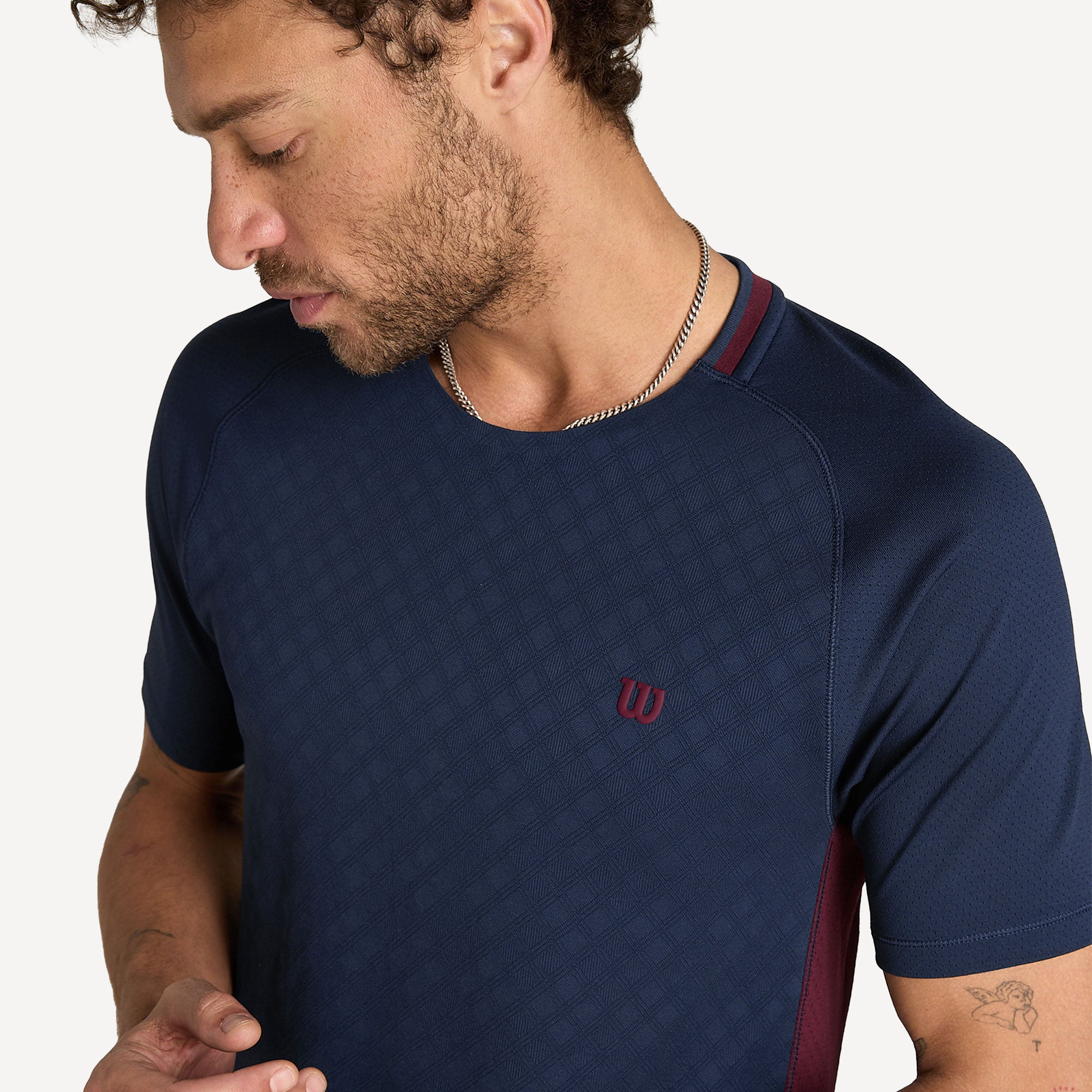 Wilson Serve Out Men's Tennis Shirt - Dark Blue (4)