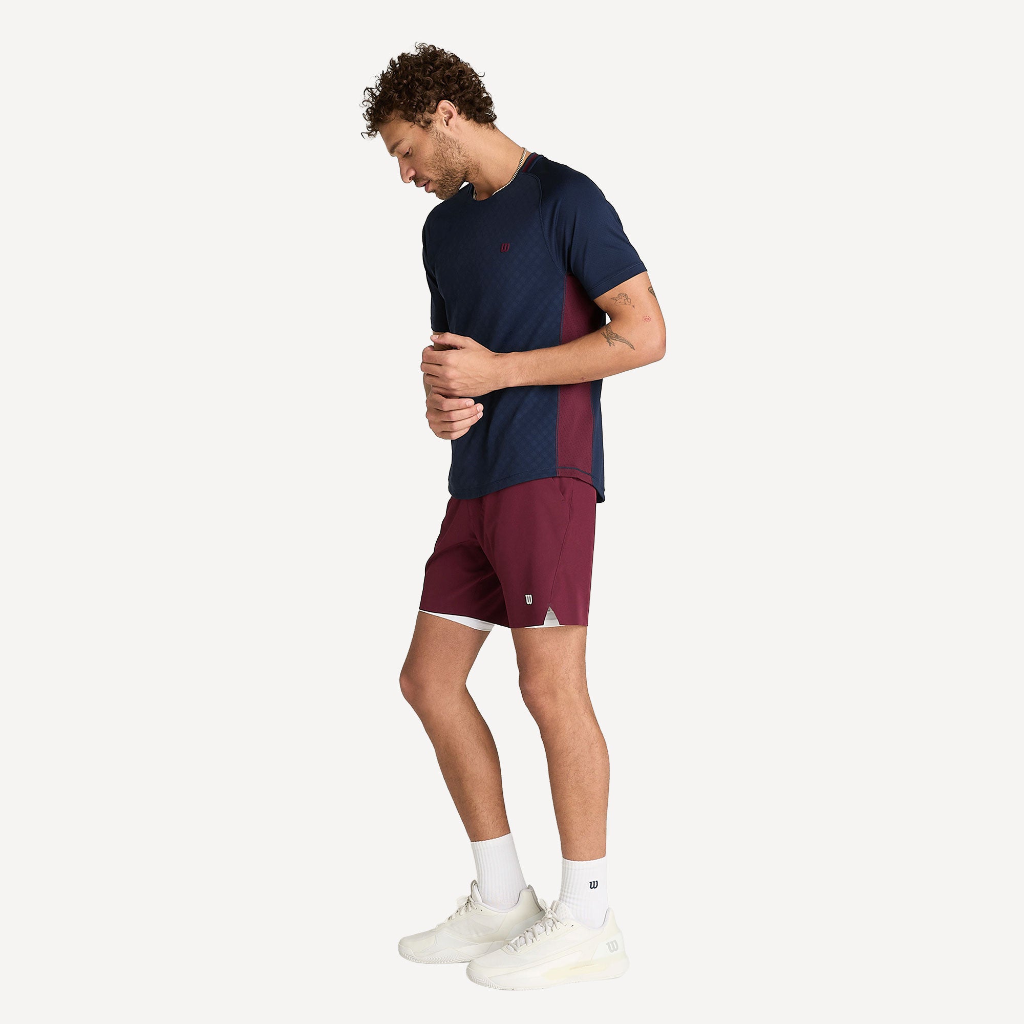 Wilson Serve Out Men's Tennis Shirt - Dark Blue (6)