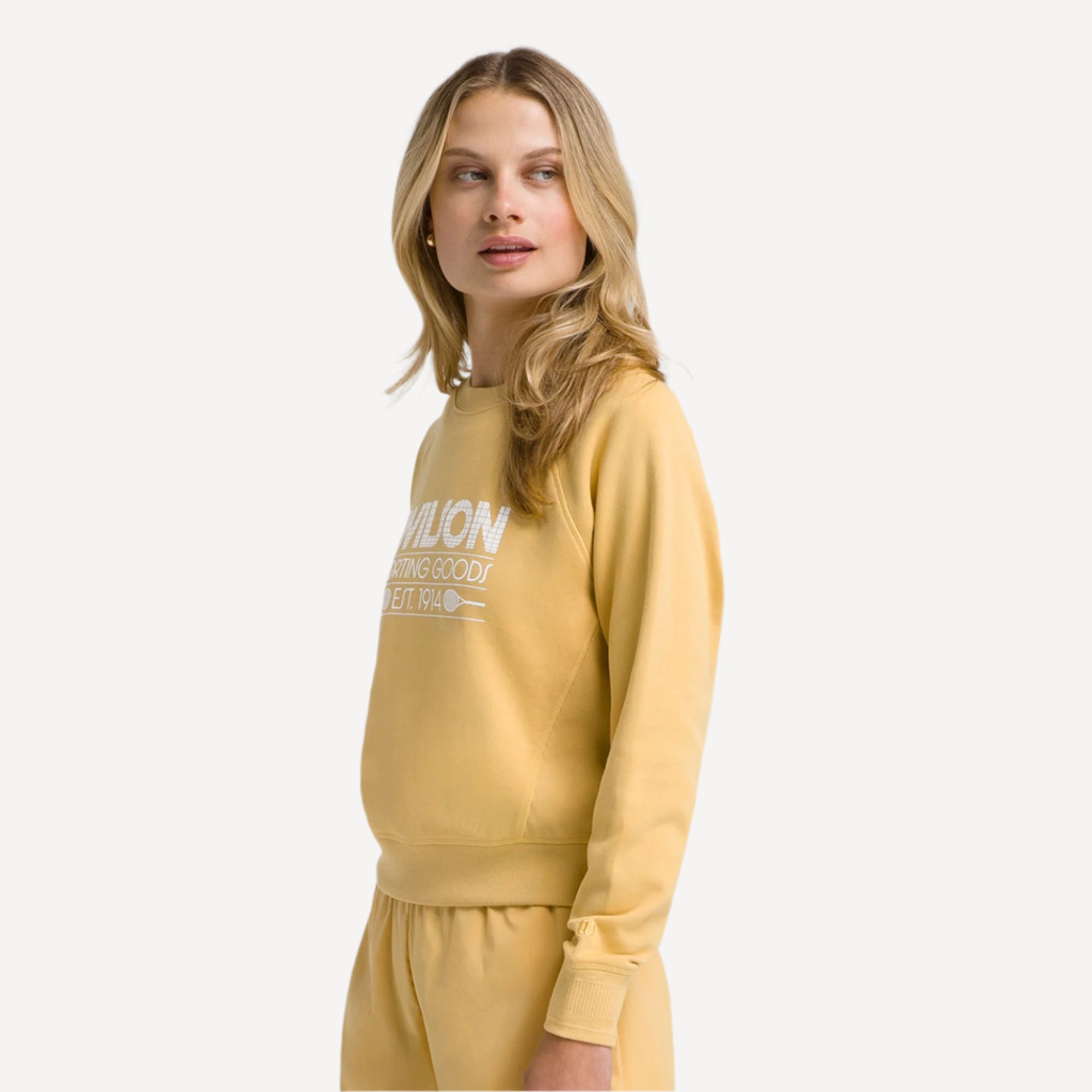 Wilson Sideline Women's Tennis Sweater - Yellow (2)