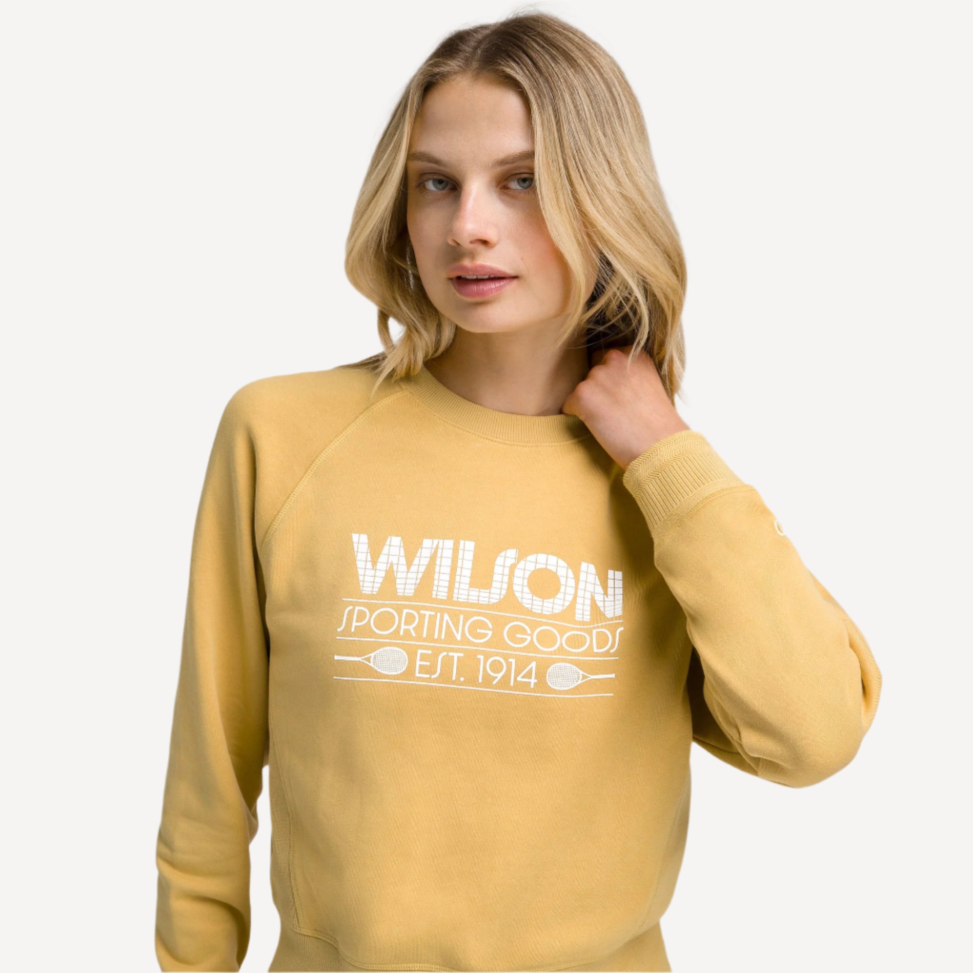 Wilson Sideline Women's Tennis Sweater - Yellow (3)