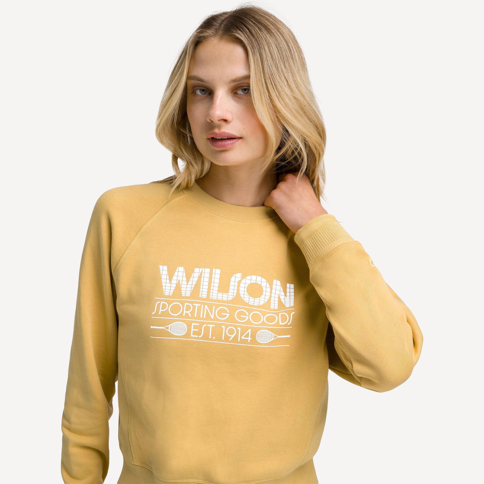Wilson Sideline Women's Tennis Sweater - Yellow (4)