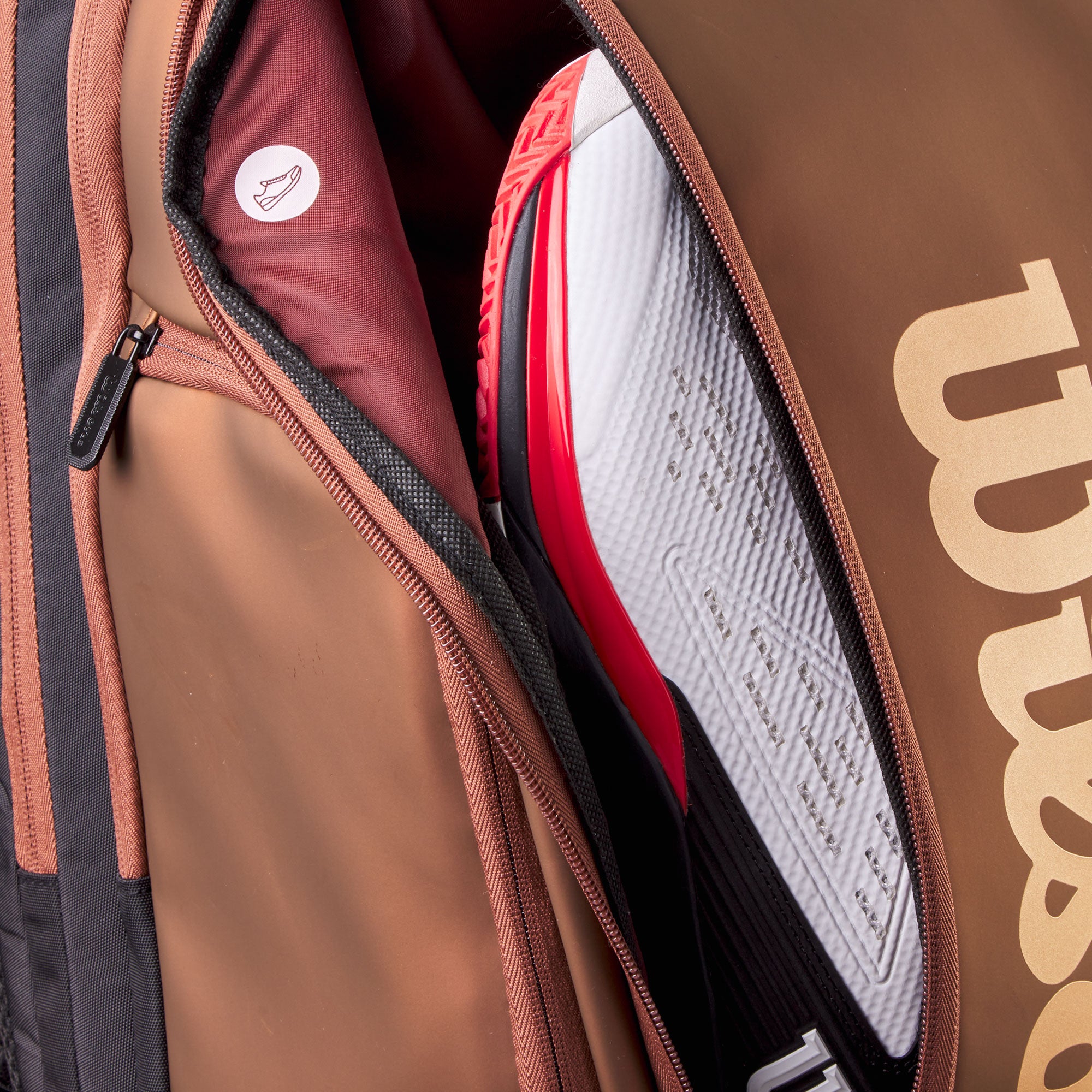 Wilson Super Tour Pro Staff V14 Tennis Backpack Bronze (8)