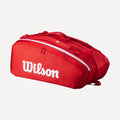 Wilson Super Tour Red 15 Racket Tennis Bag (1)