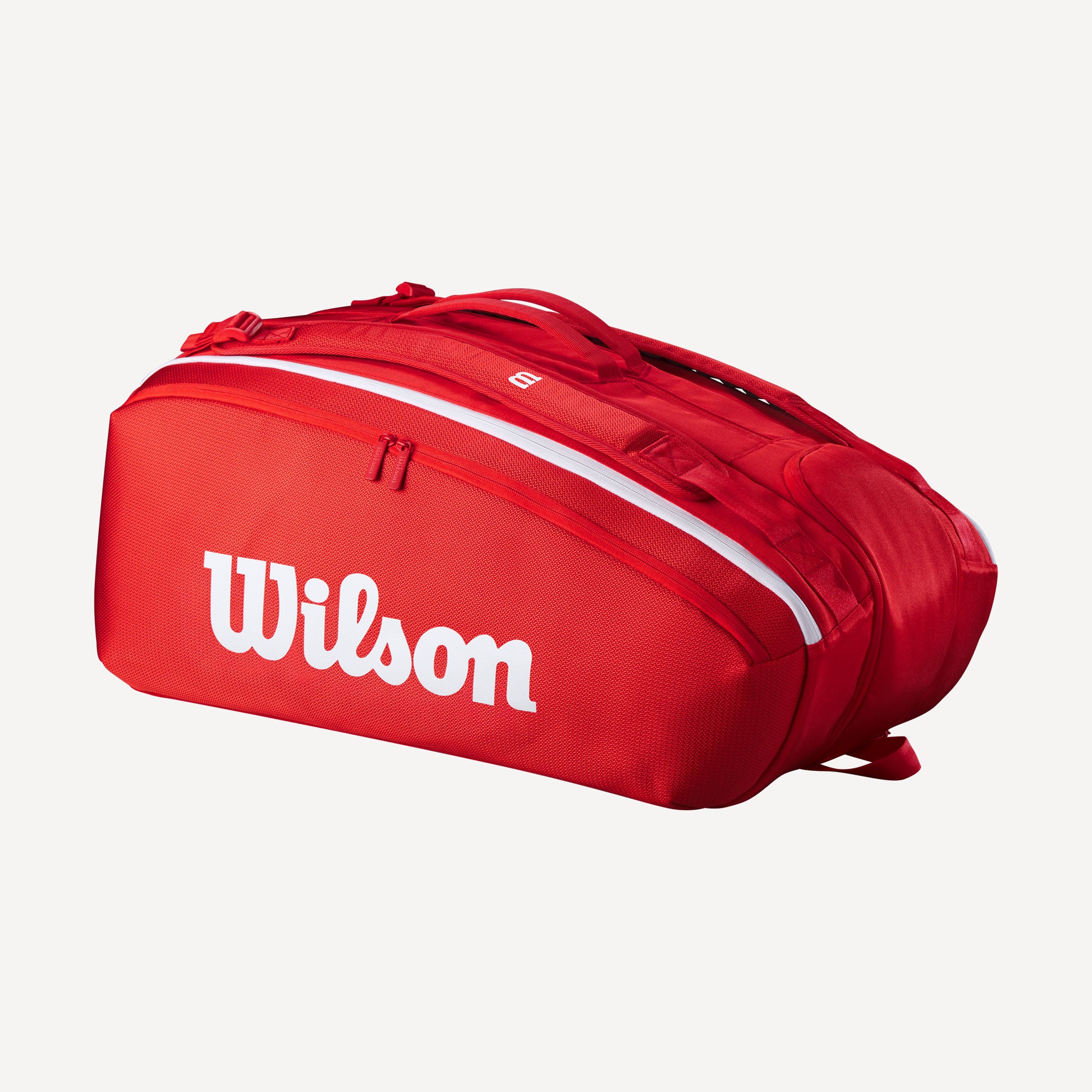 Wilson Super Tour Red 15 Racket Tennis Bag (1)