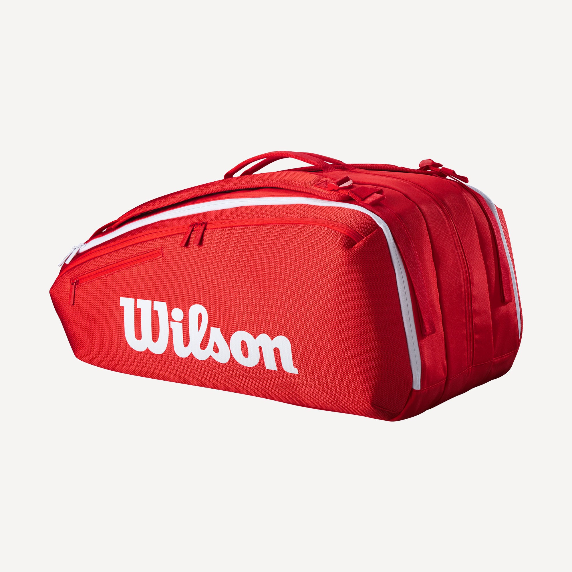 Wilson Super Tour Red 15 Racket Tennis Bag (2)