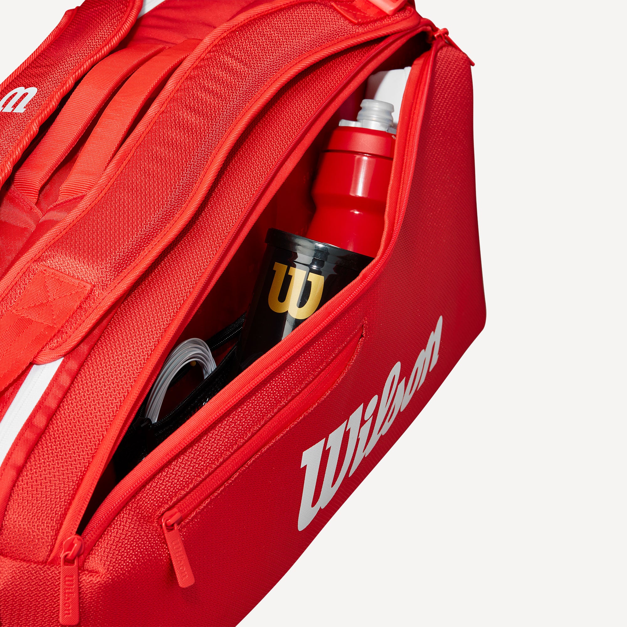 Wilson Super Tour Red 6 Racket Tennis Bag (6)