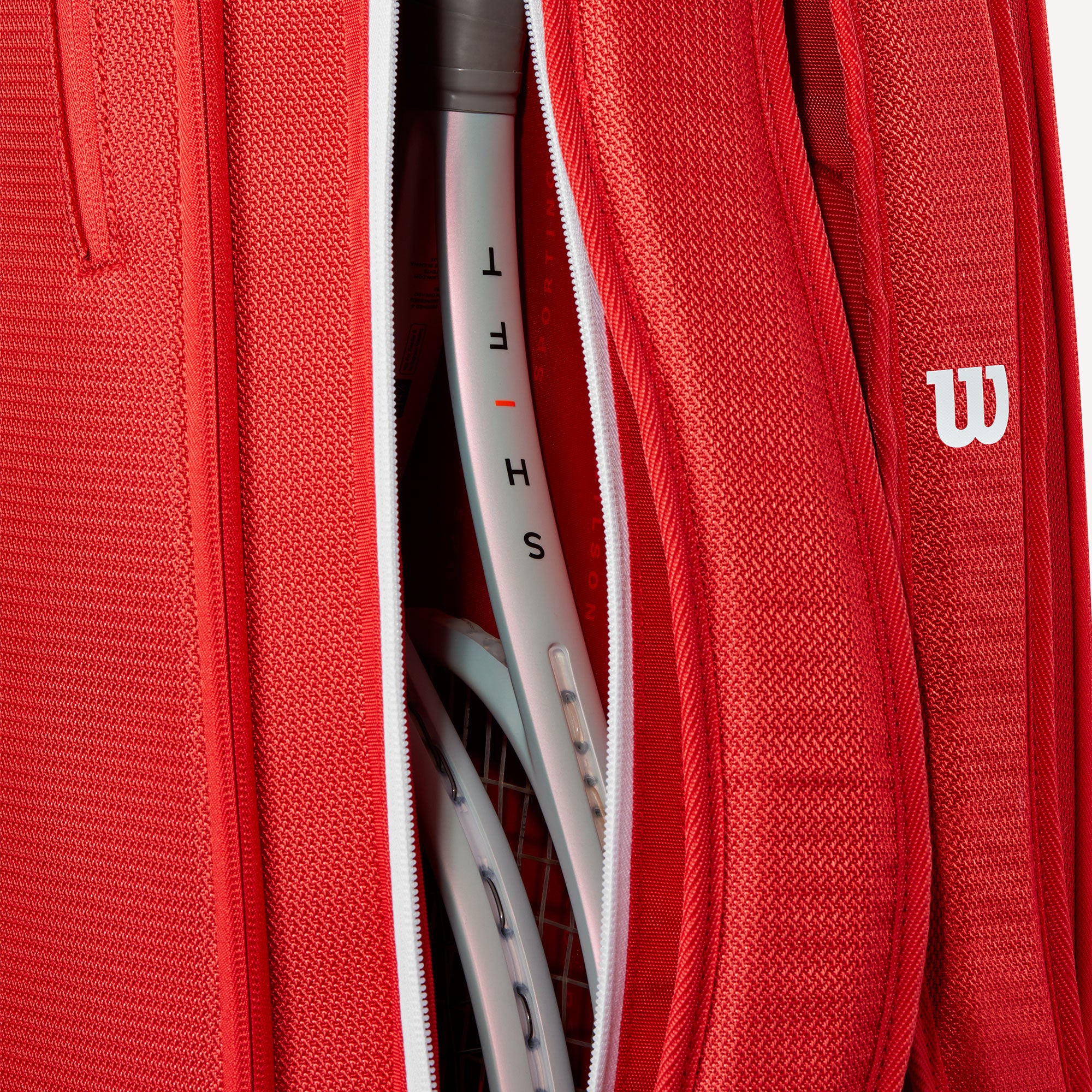 Wilson Super Tour Red 6 Racket Tennis Bag (8)