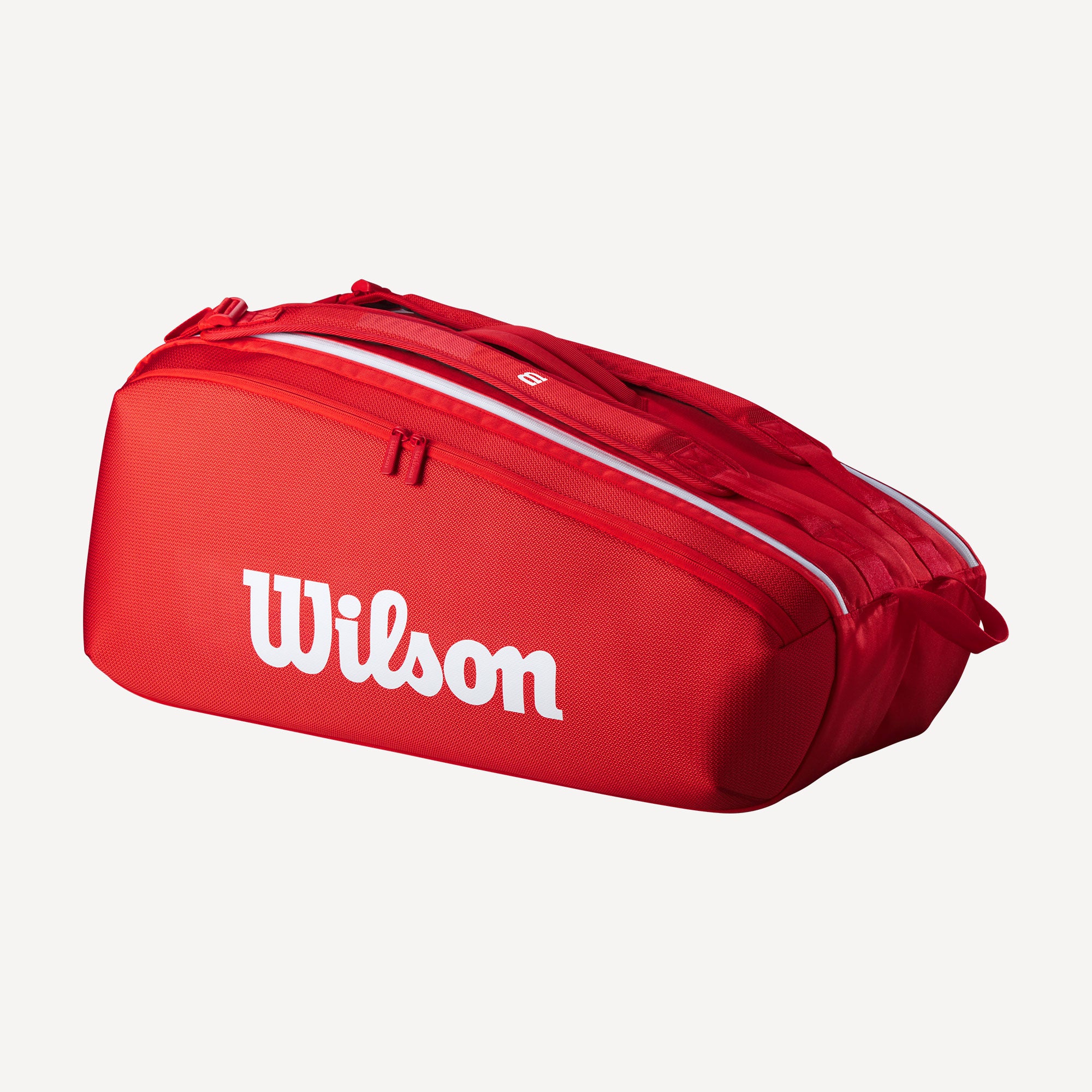 Wilson Super Tour Red 9 Racket Tennis Bag (1)