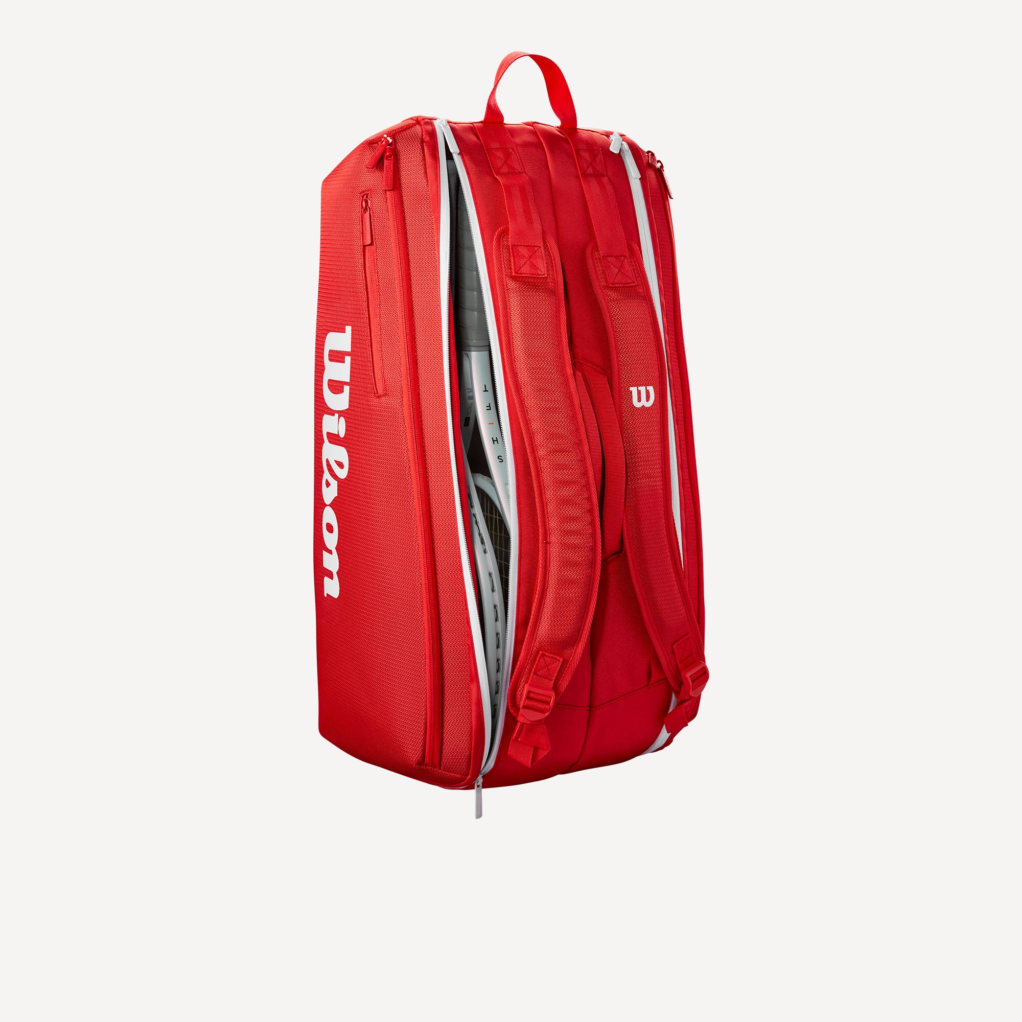 Wilson Super Tour Red 9 Racket Tennis Bag (4)