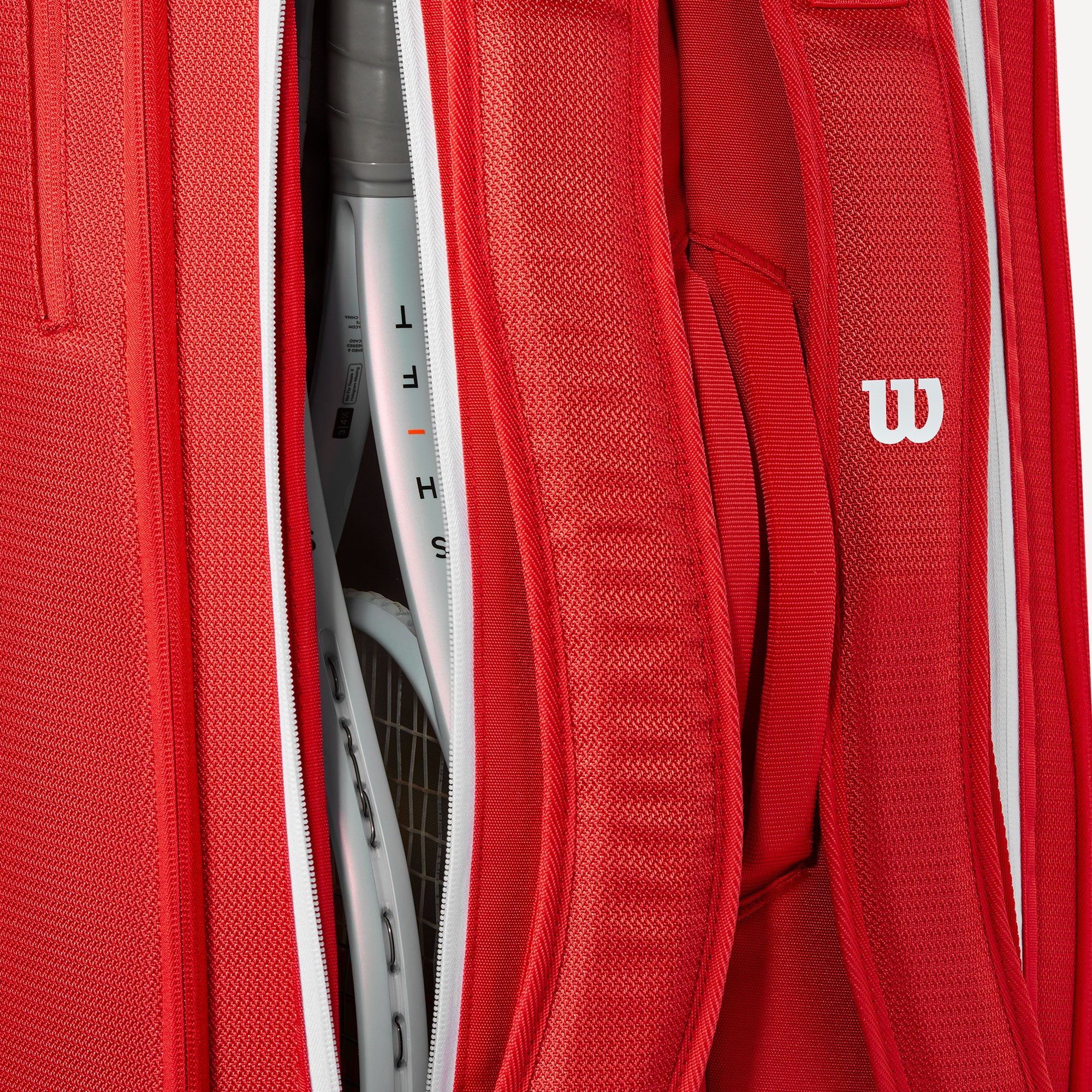 Wilson Super Tour Red 9 Racket Tennis Bag (8)