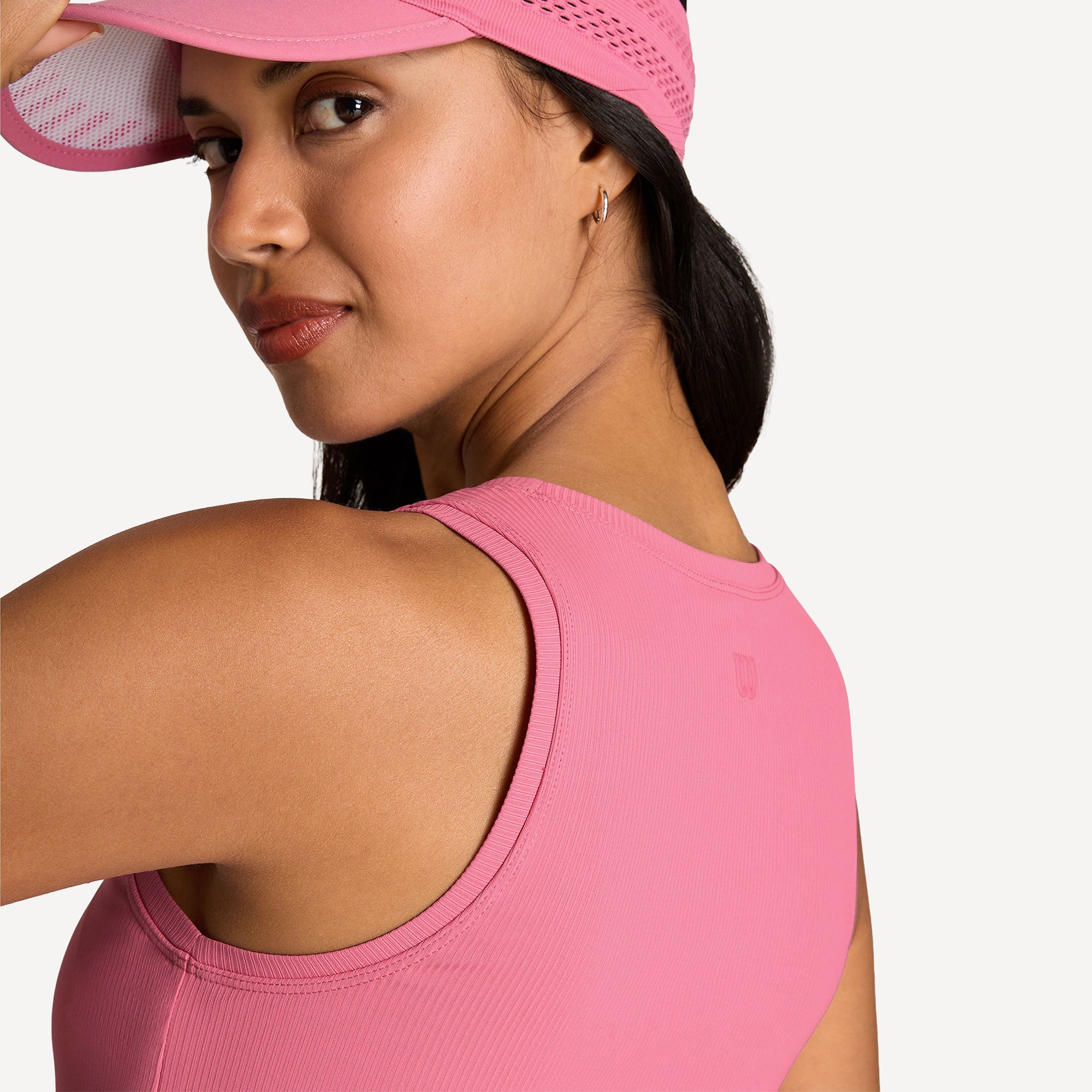 Wilson Sydney Women's Rib Tennis Tank - Pink (4)