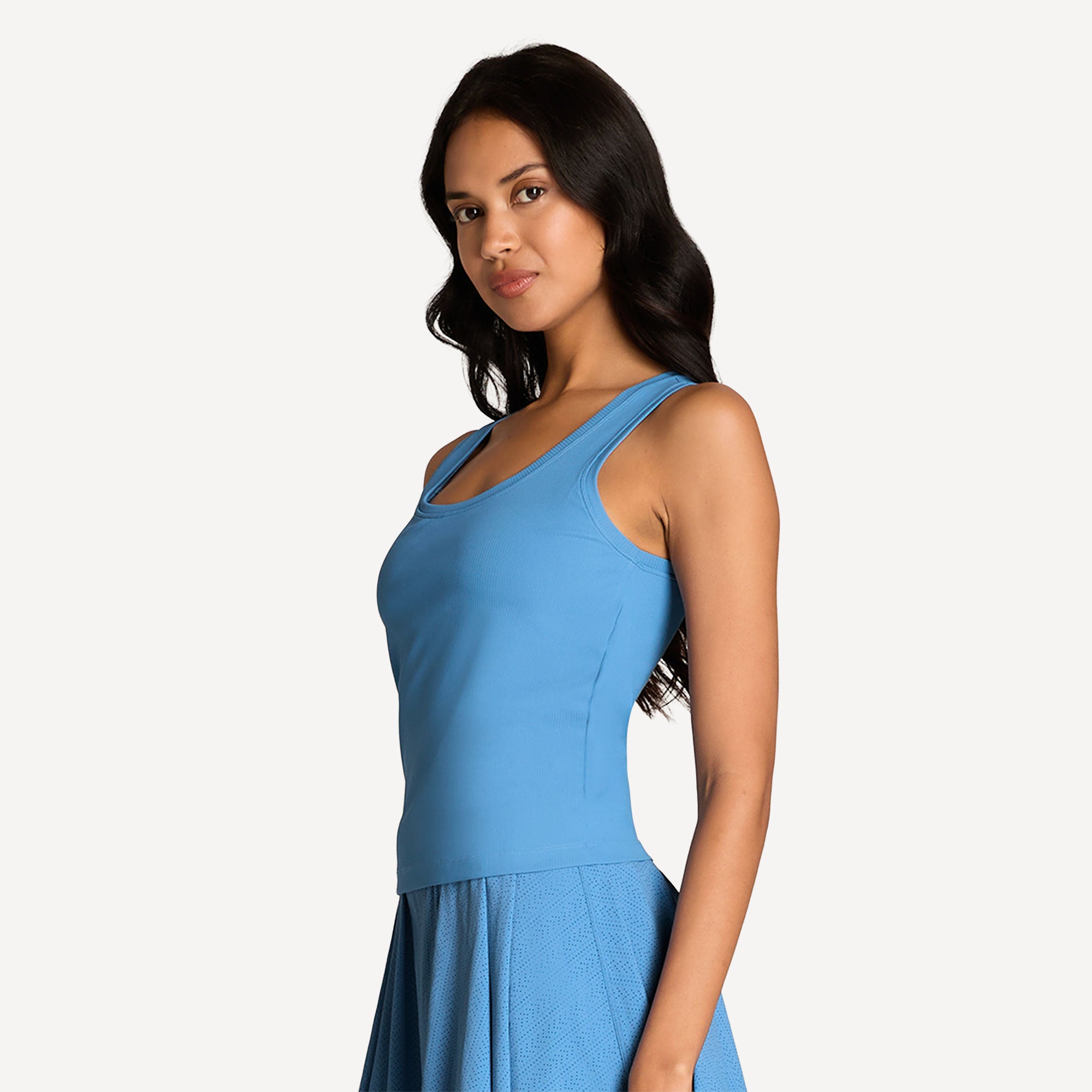 Wilson Sydney Women's Rib Tennis Tank - Blue (3)