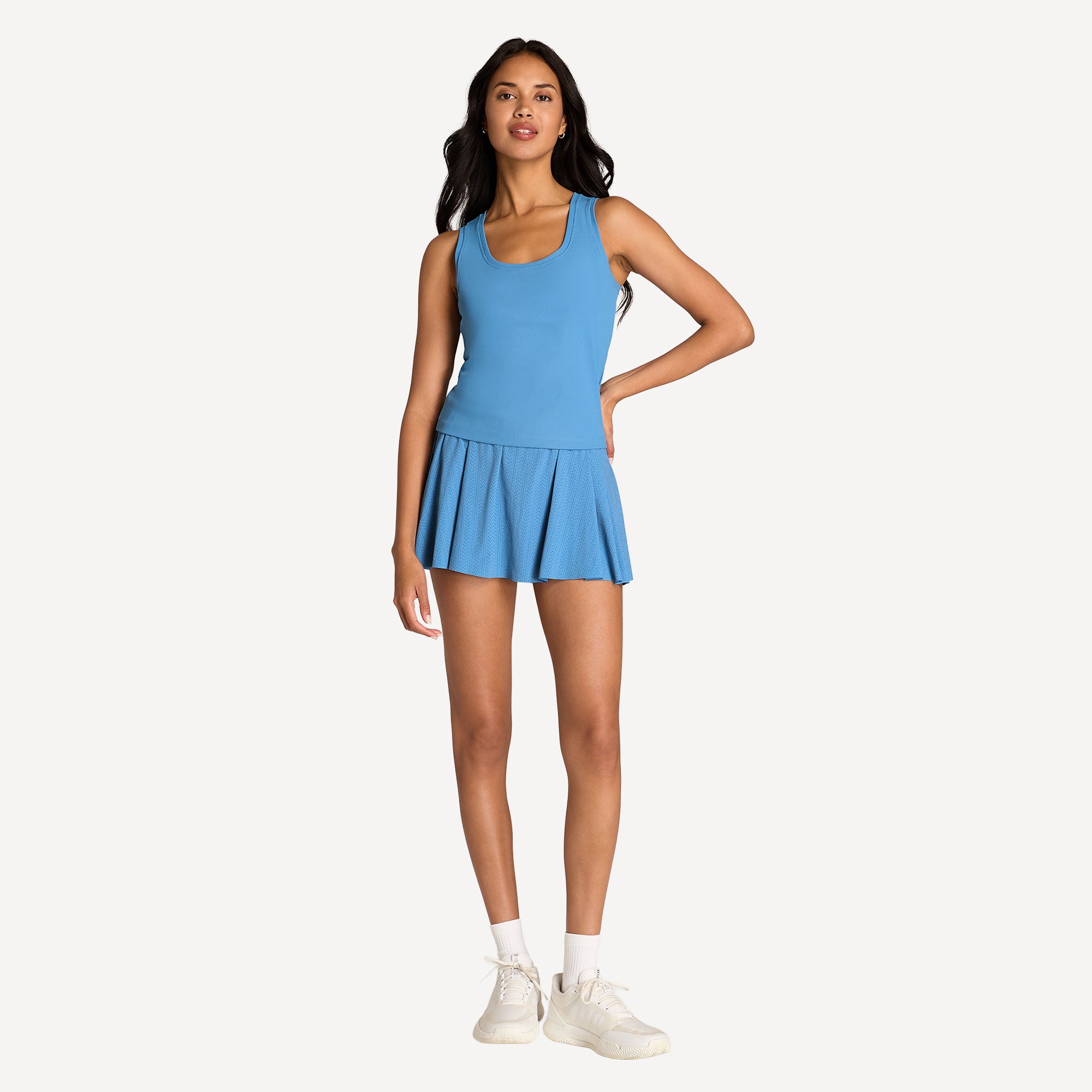 Wilson Sydney Women's Rib Tennis Tank - Blue (5)