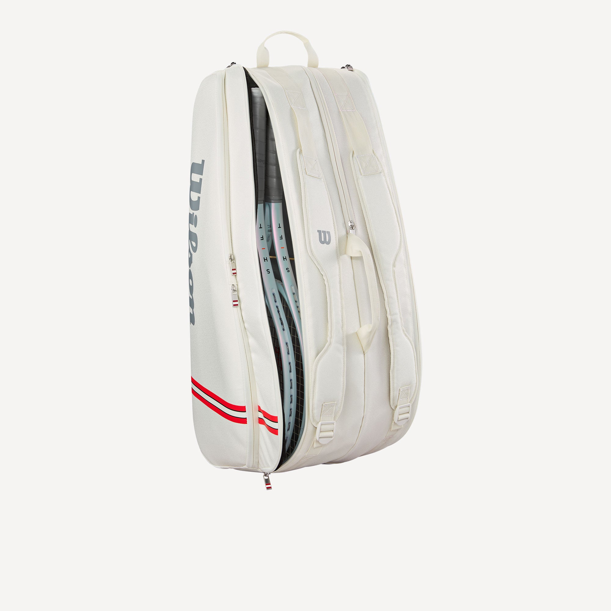 Wilson Tour 12 Racket Tennis Bag - Off-White (4)
