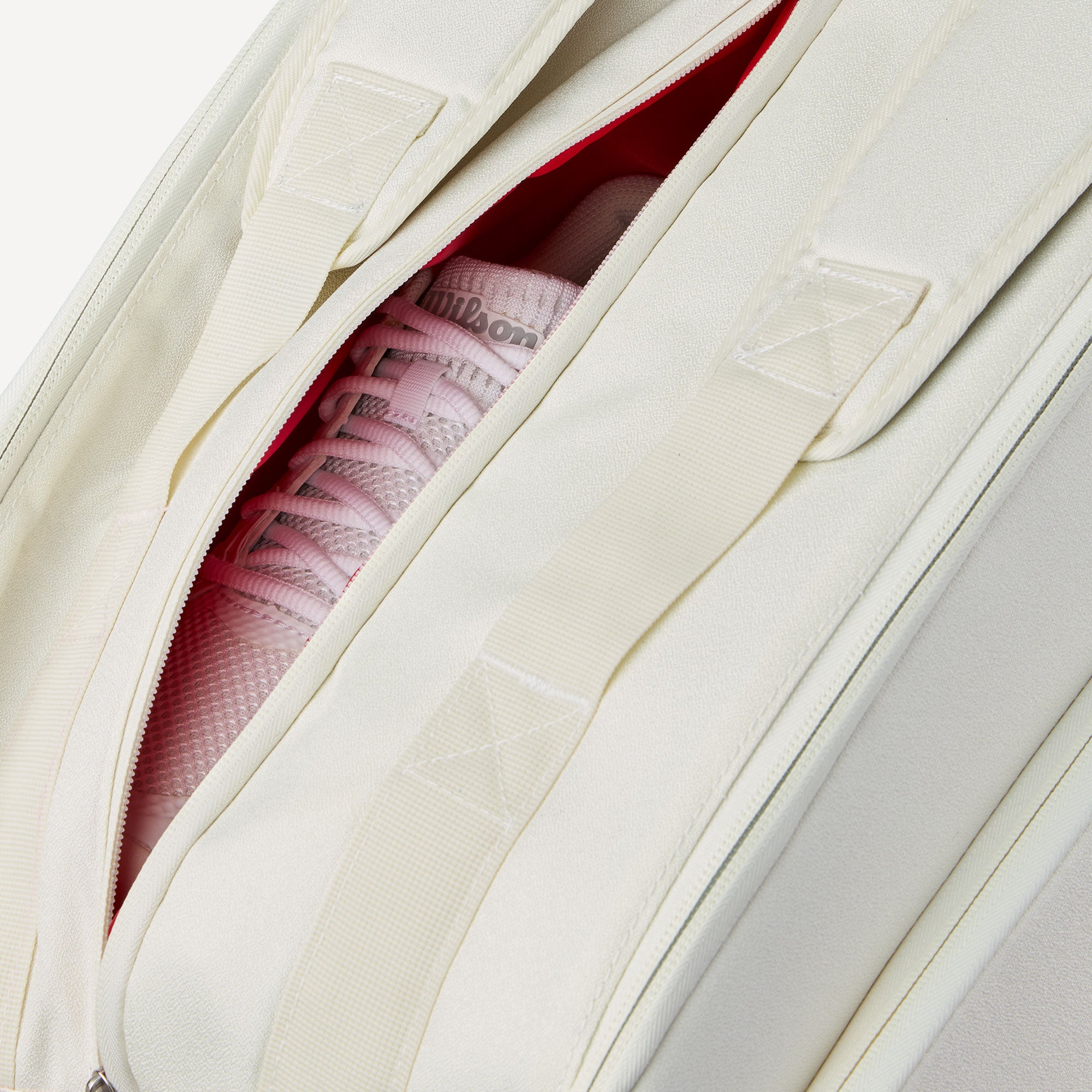 Wilson Tour 12 Racket Tennis Bag - Off-White (6)
