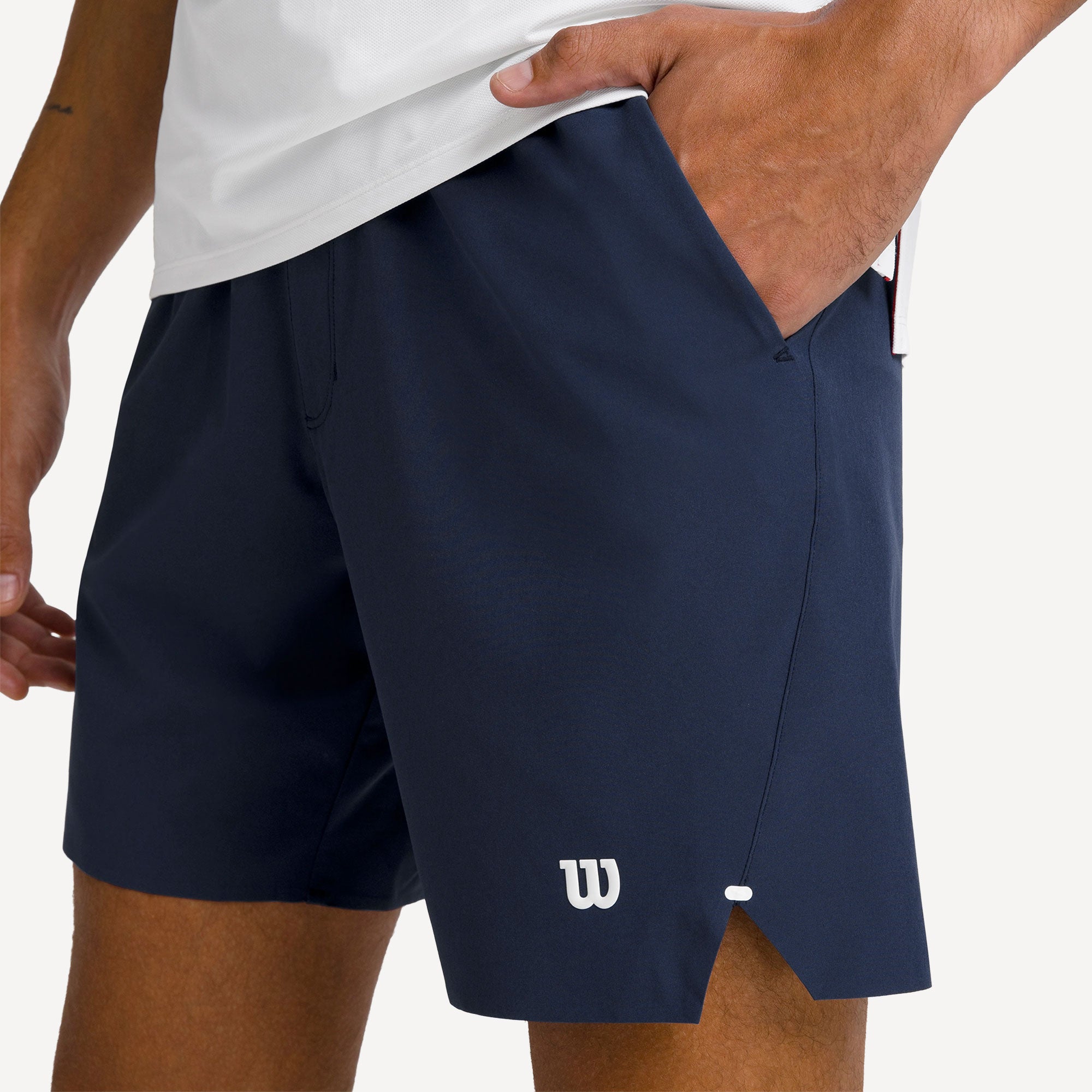 Wilson Tournament Pro Men's 7-Inch Tennis Shorts - Dark Blue (5)