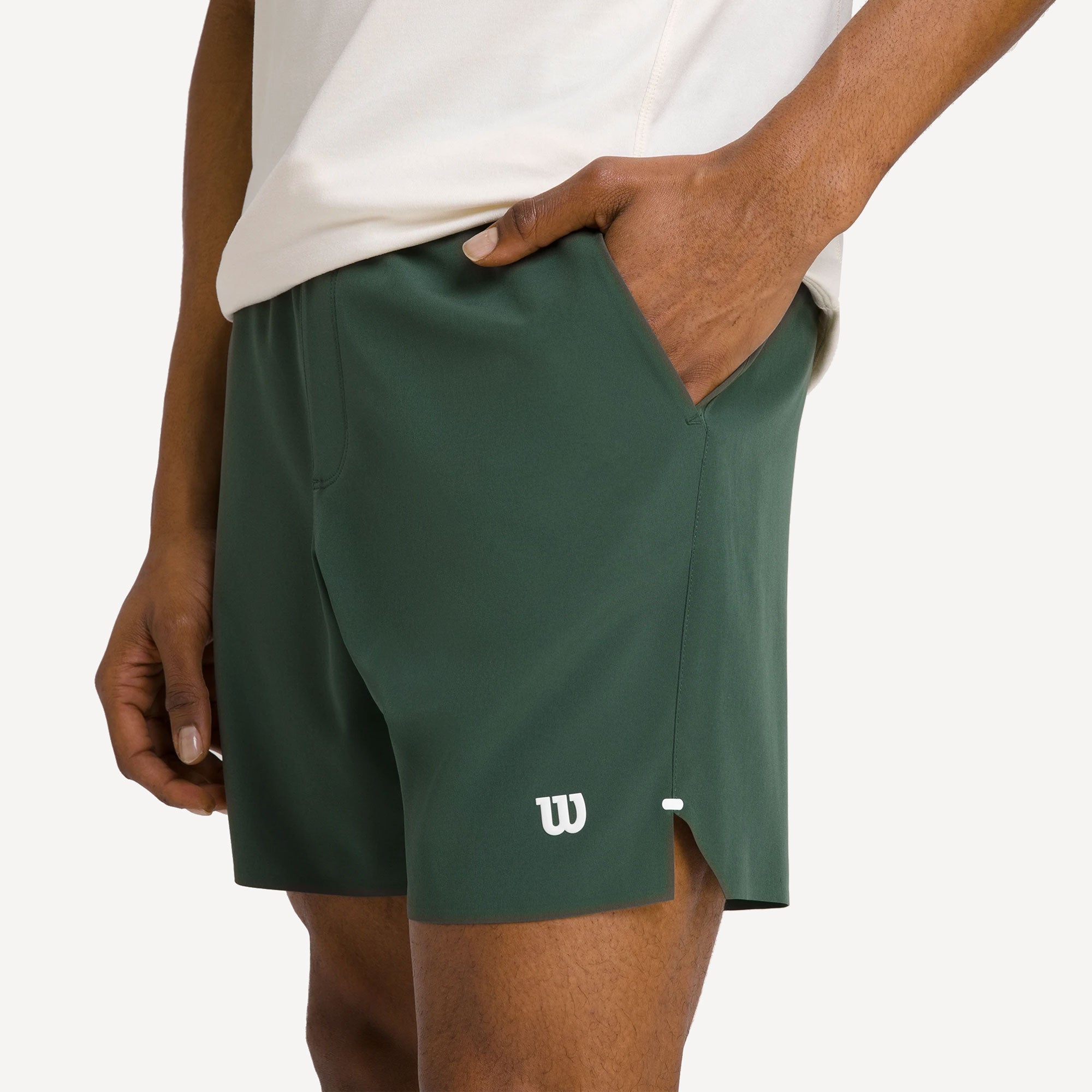 Wilson Tournament Pro Men's 7-Inch Tennis Shorts - Green (3)