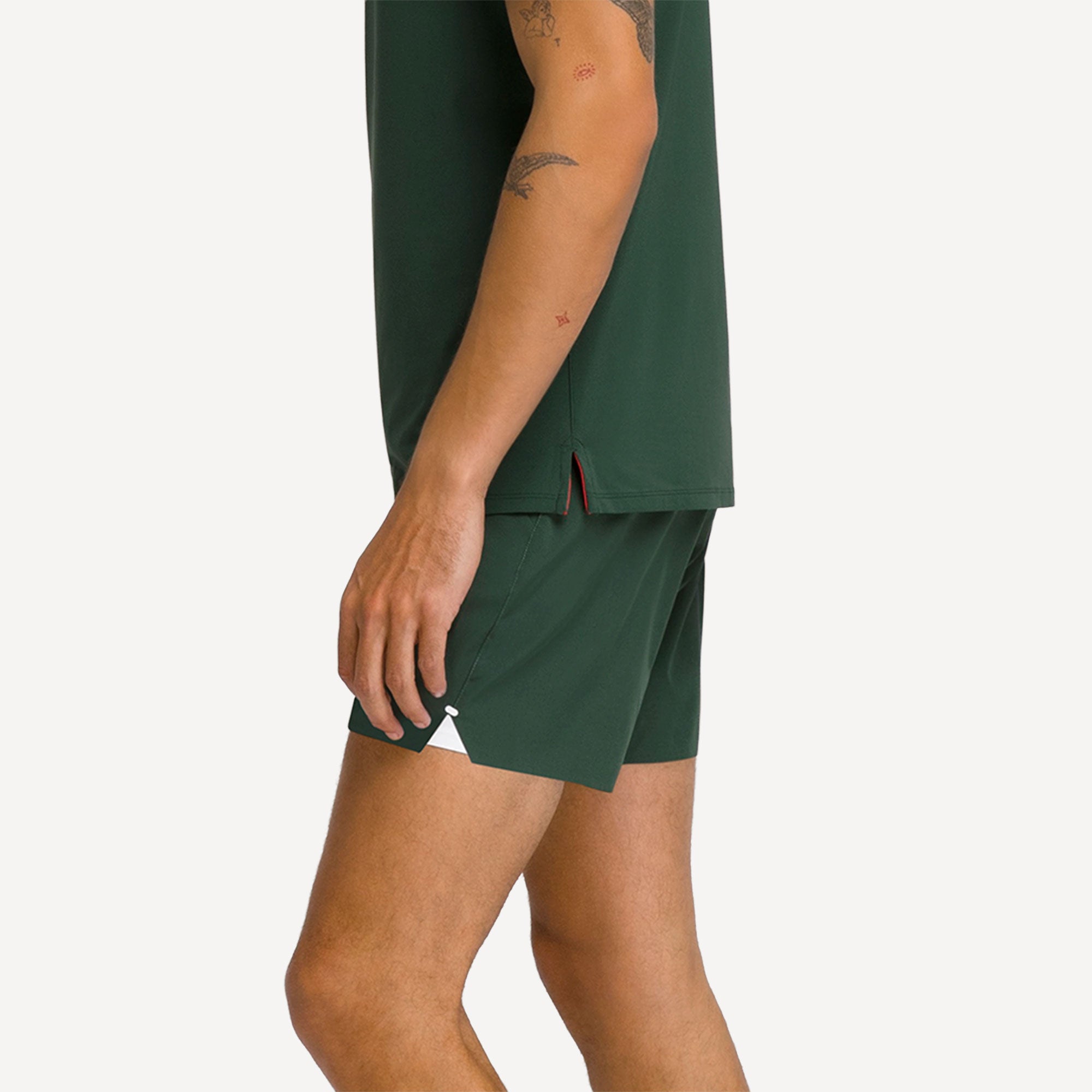Wilson Tournament Pro Men's 7-Inch Tennis Shorts - Green (3)