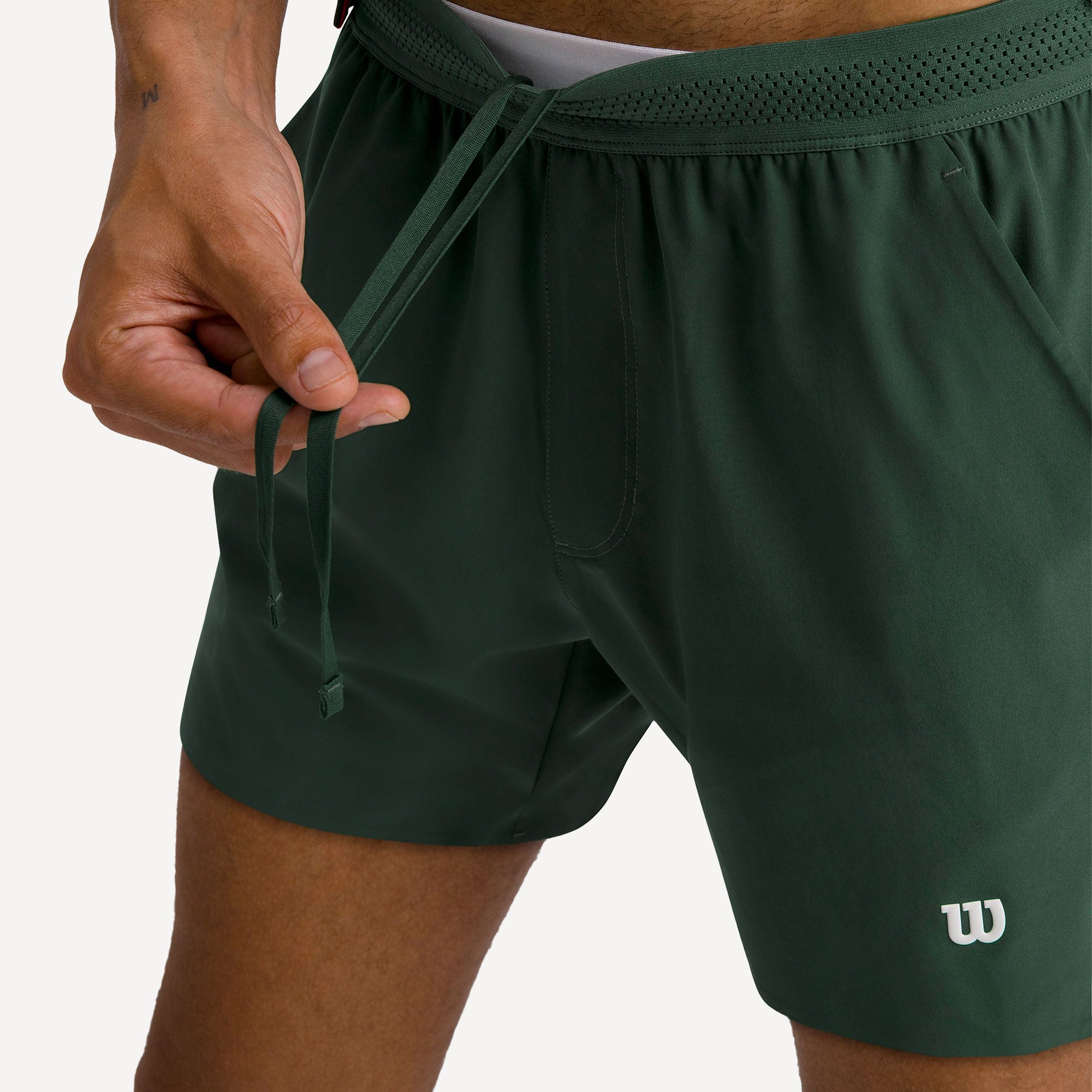 Wilson Tournament Pro Men's 7-Inch Tennis Shorts - Green (4)