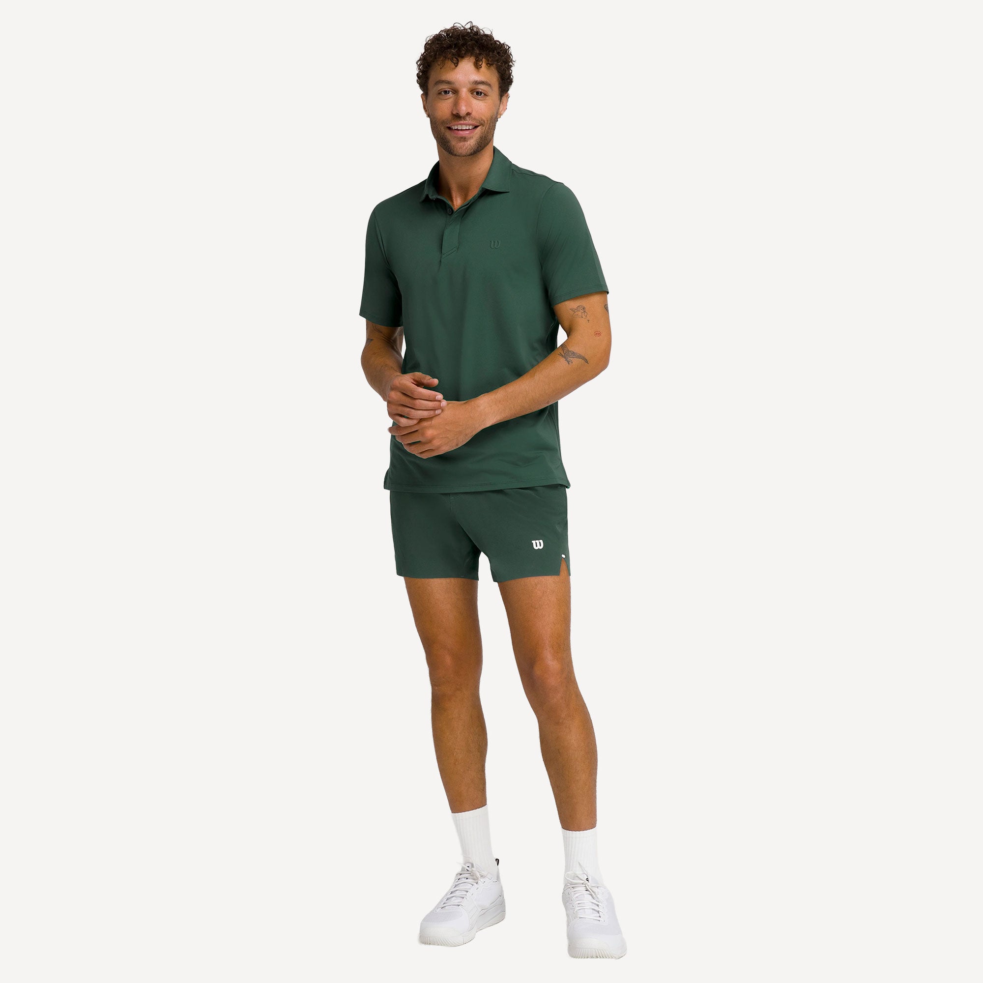 Wilson Tournament Pro Men's 7-Inch Tennis Shorts - Green (6)