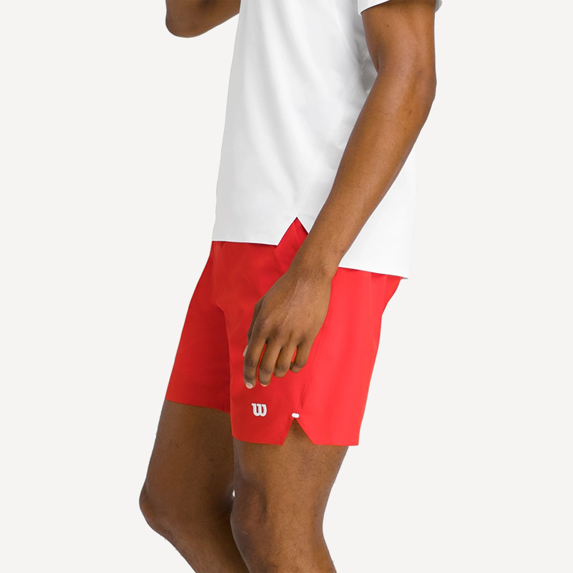 Wilson Tournament Pro Men's 7-Inch Tennis Shorts - Red (2)