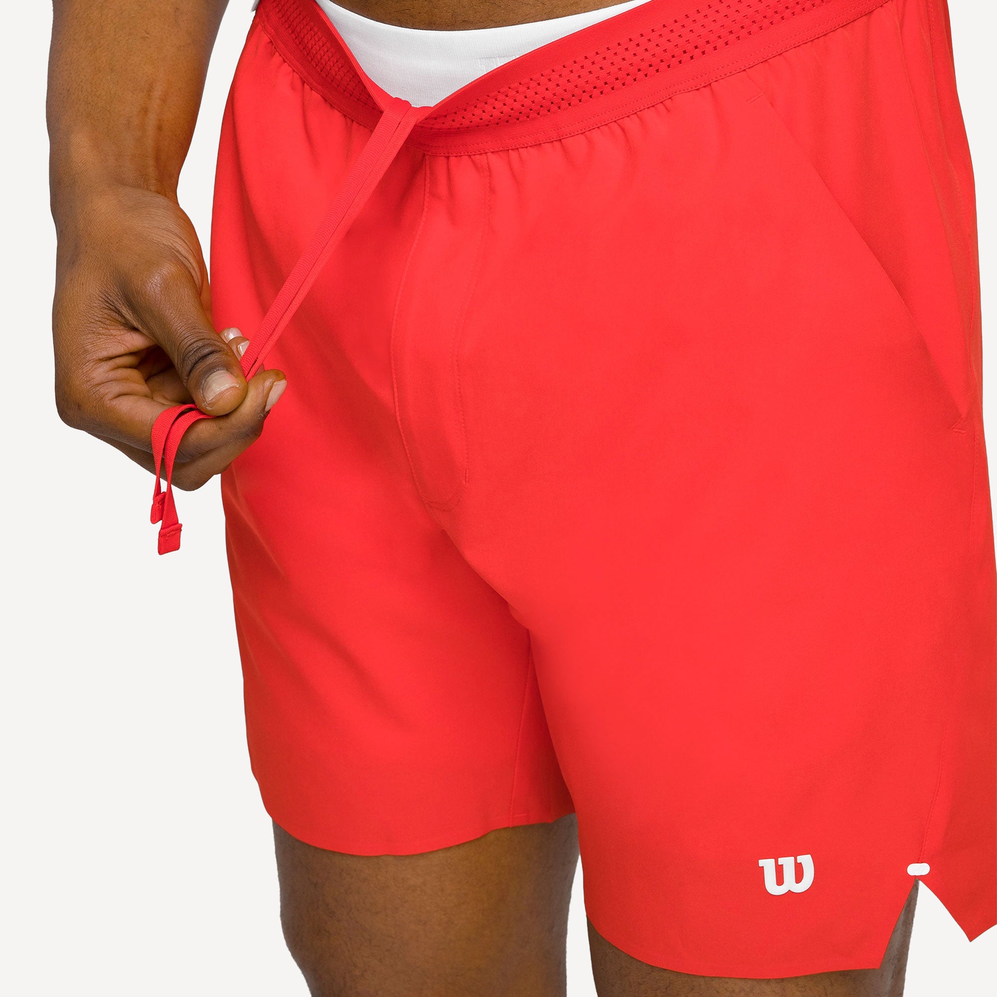 Wilson Tournament Pro Men's 7-Inch Tennis Shorts - Red (4)
